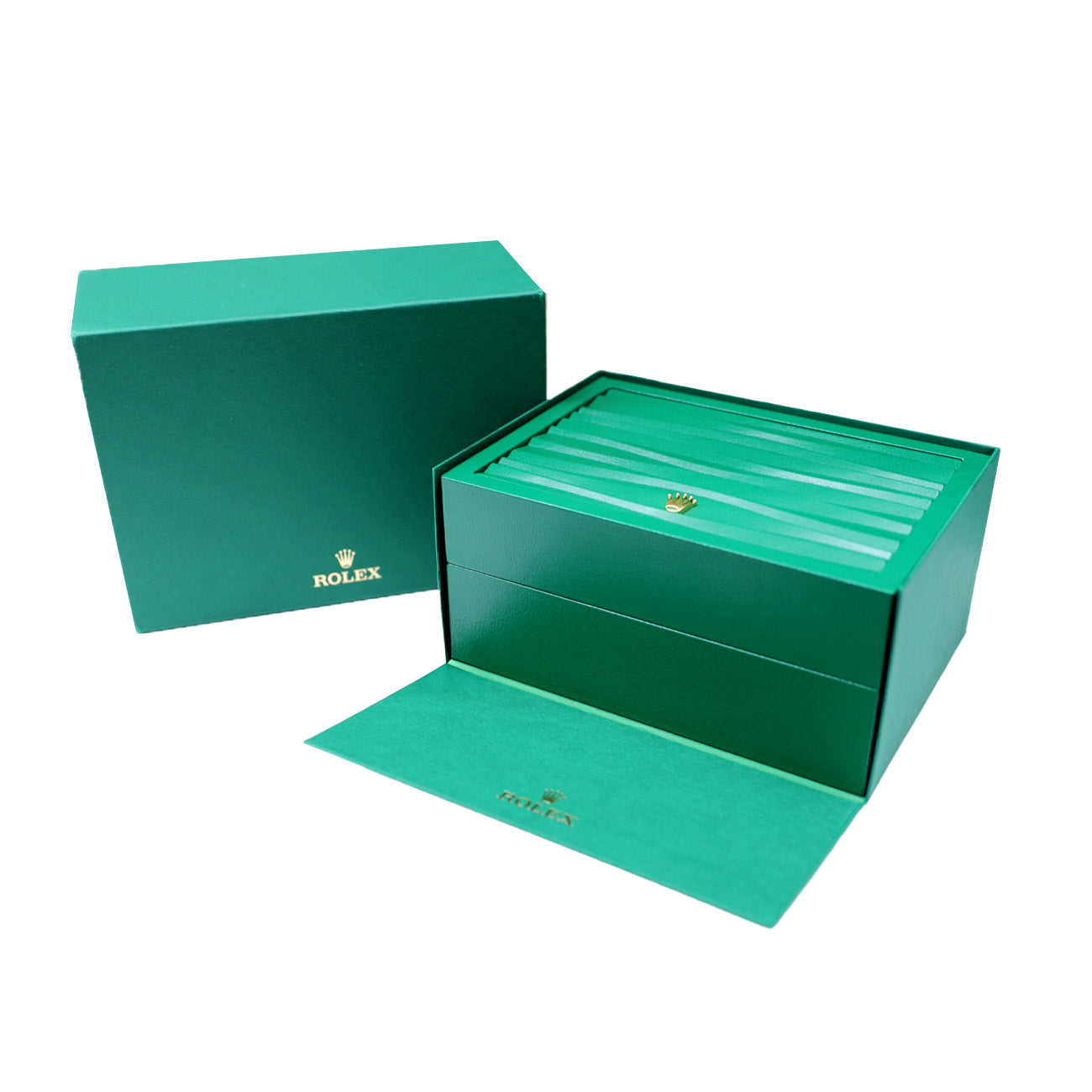 Rolex Sky-Dweller 336238 Yellow Gold Bright Green Dial Oysterflex 42mm