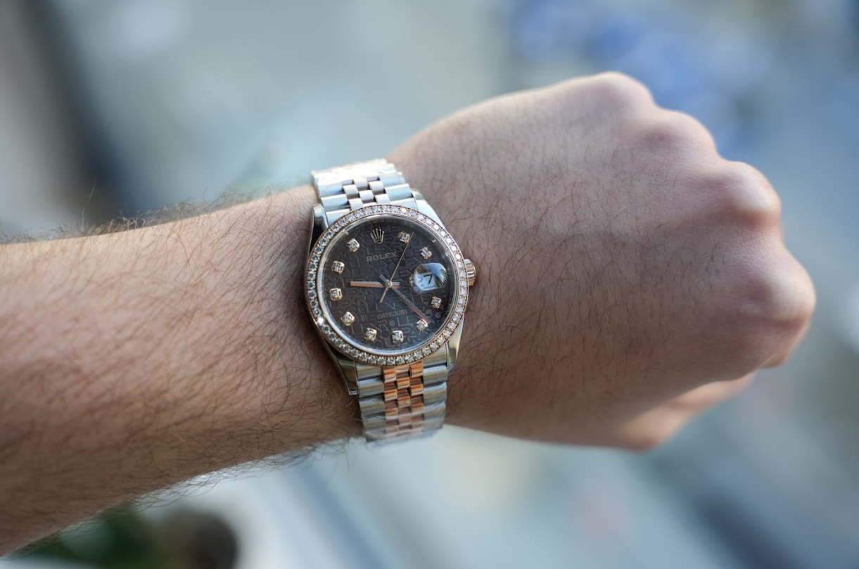 Rolex Datejust 36mm Steel & Everose Gold Chocolate Diamond Dial Jubilee – Ref. 126281