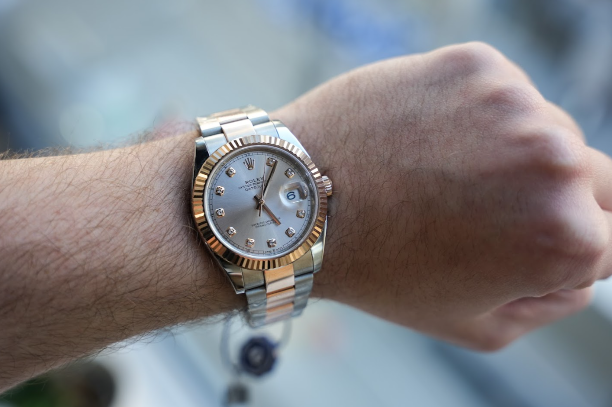 Rolex Datejust 41 Ref. 126331 – Stainless Steel & Everose Gold Sundust Dial Men’s Watch