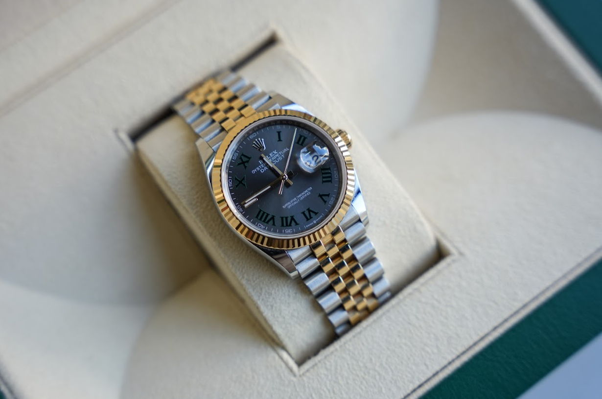 Rolex DateJust 36 mm 126233 Wimbledon Dial Men's Automatic Watch