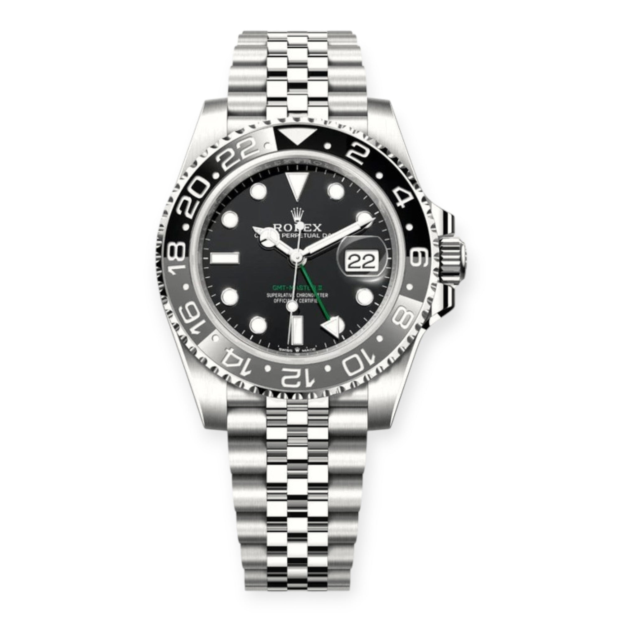 Rolex GMT-Master II 126710GRNR 'Bruce Wayne' Stainless Steel Jubilee