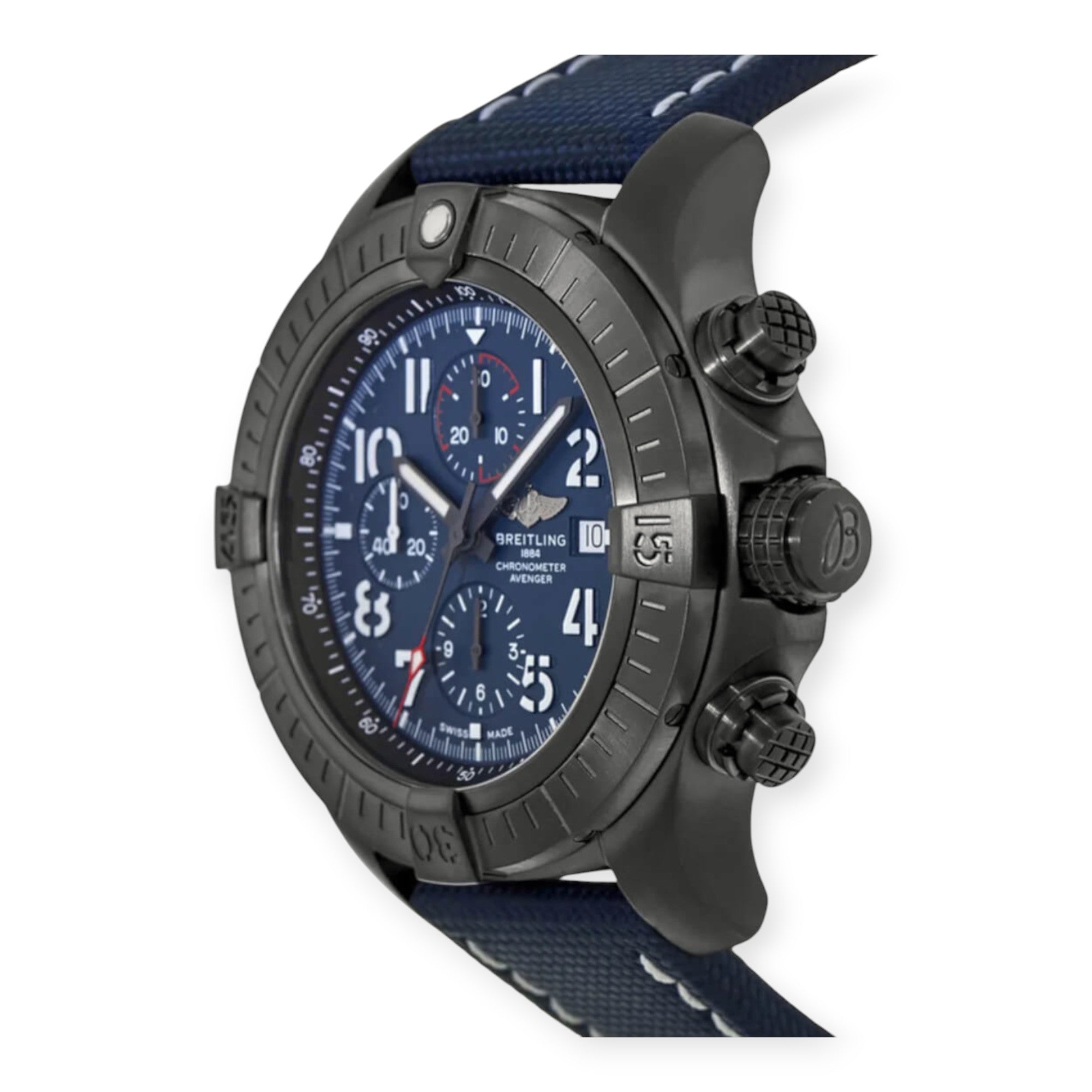 Breitling Super Avenger Black Night Mission Men's Watch