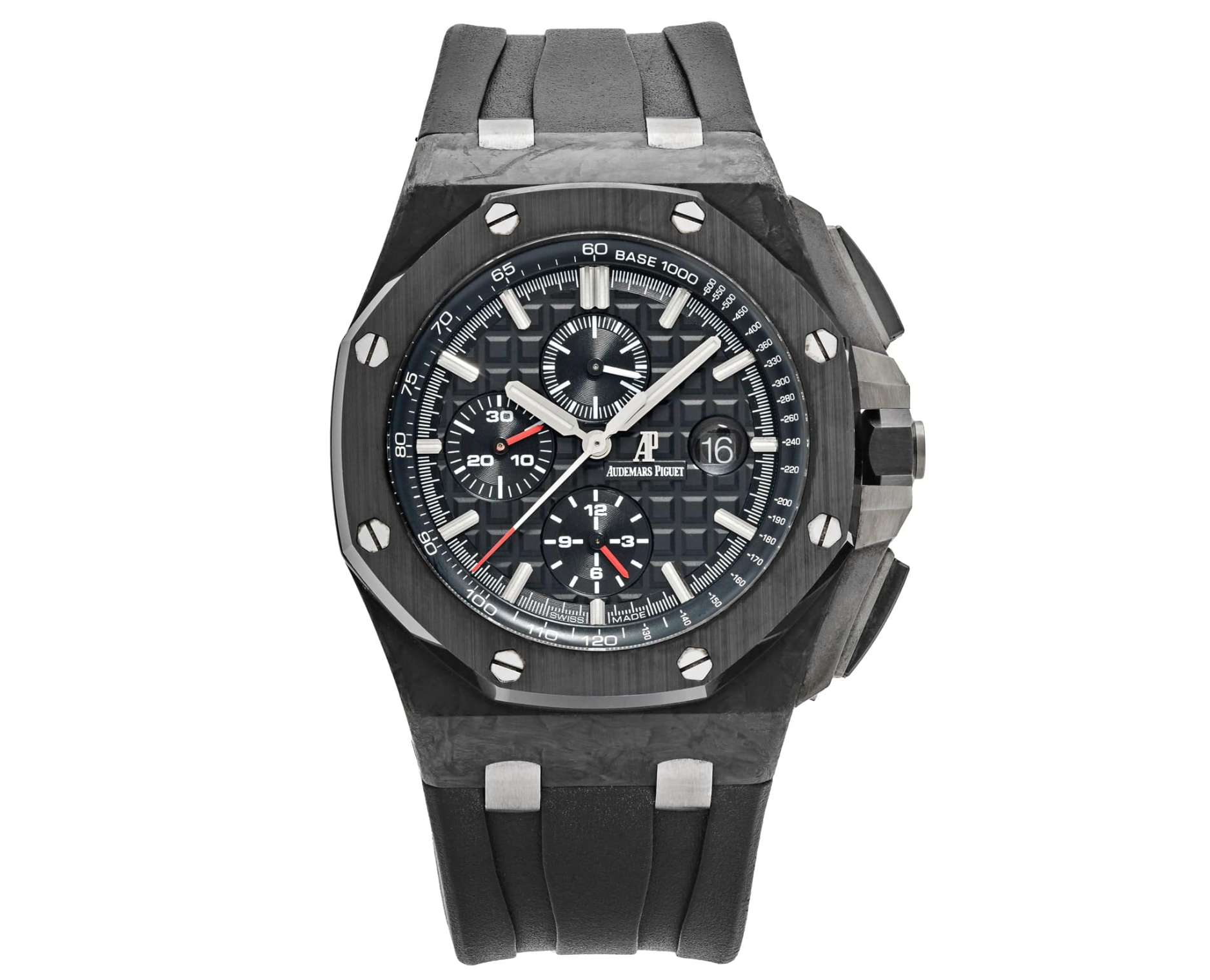 Audemars Piguet Royal Oak Offshore – 26400AU.OO.A002CA.01 Chronograph Black Carbon, Forged Carbon Case with Ceramic Bezel, Rubber Strap