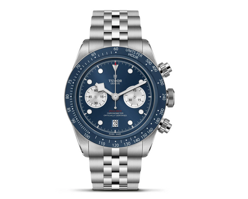 TUDOR Black Bay Chrono – 41mm Stainless Steel with Blue Dial Ref. M79360B-0002