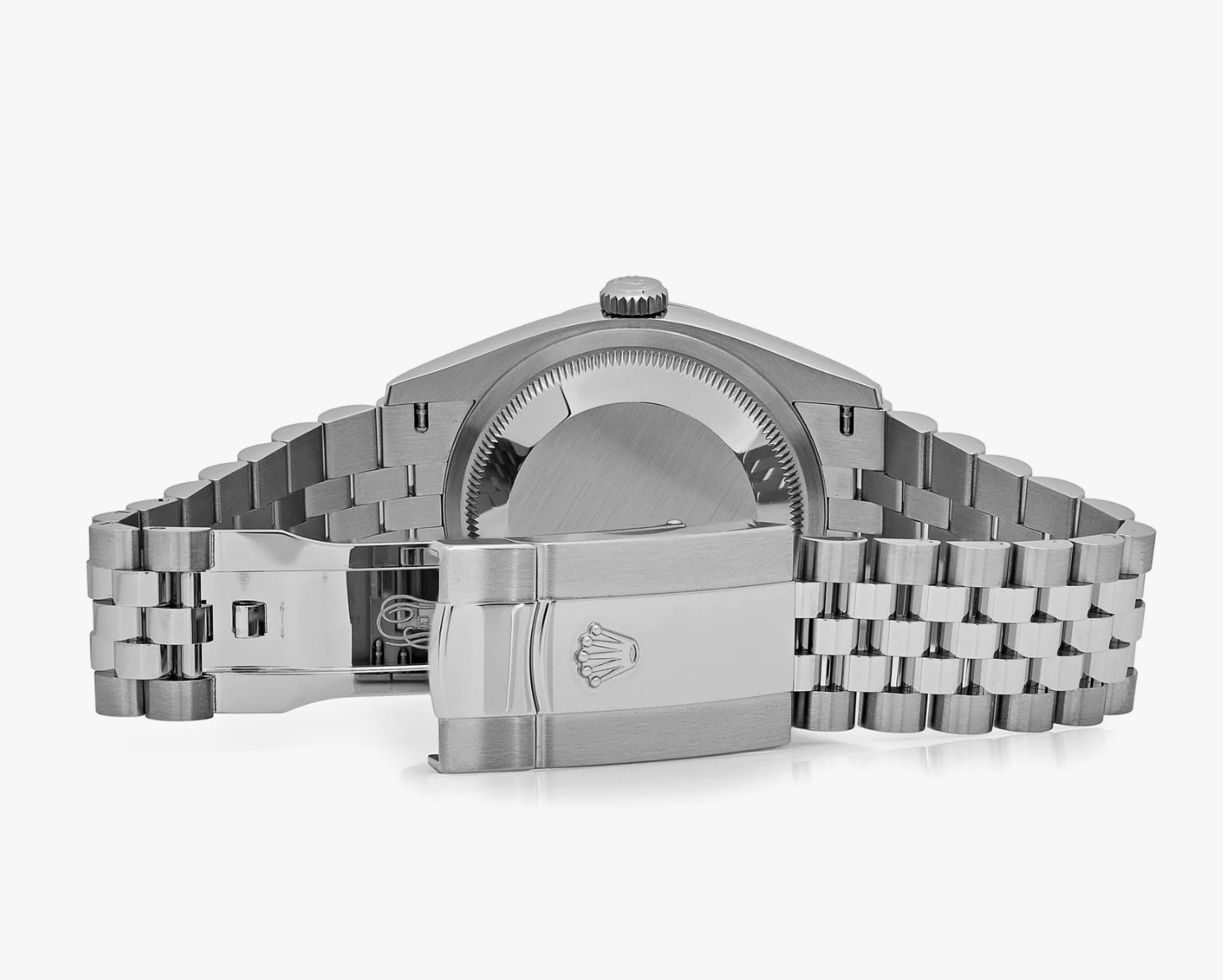 Rolex Datejust 36 – Stainless Steel with Slate 'Wimbledon' Dial & White Gold Fluted Bezel Ref. 126234-Rolex-JD Watches NY