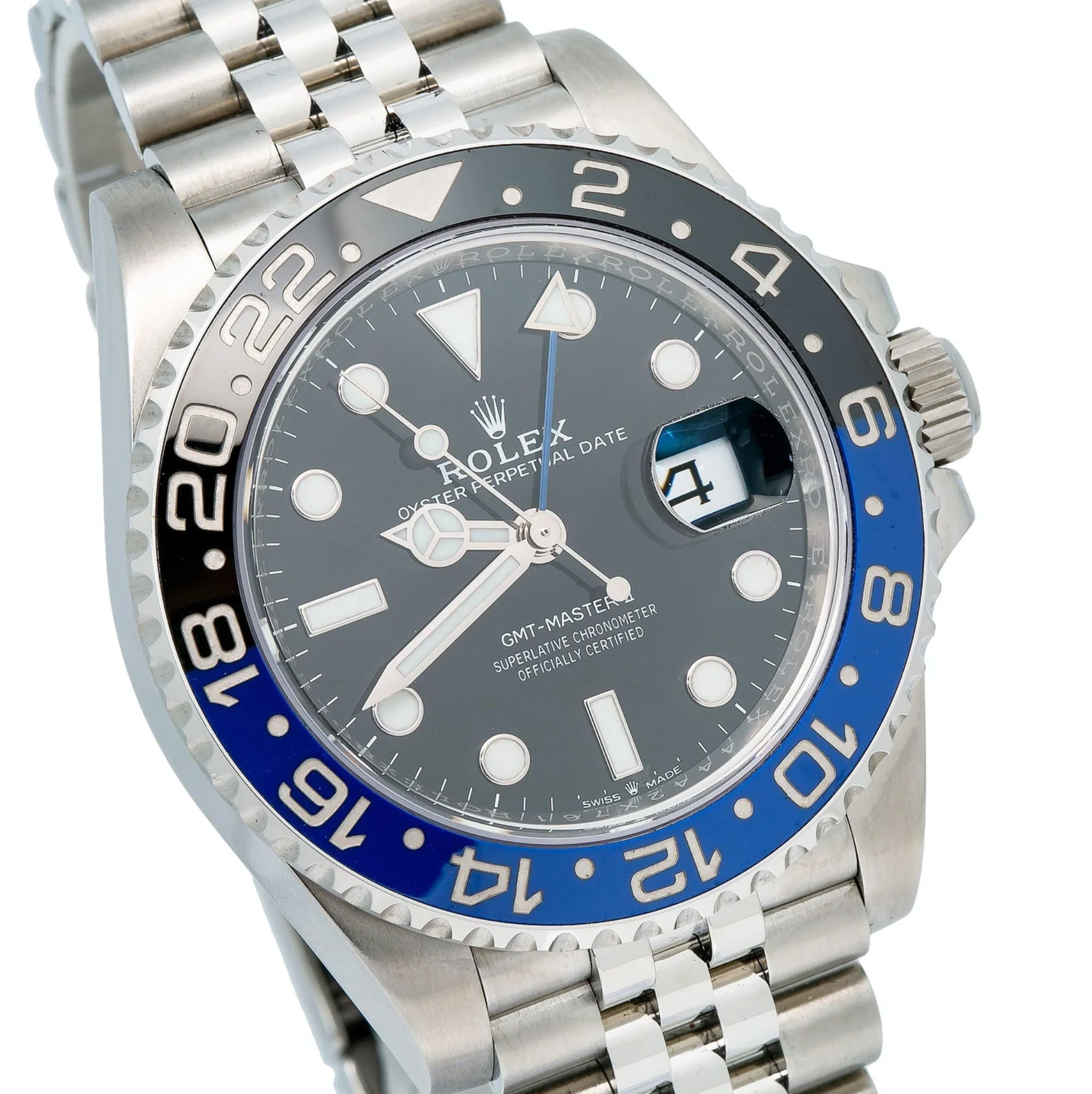 Rolex GMT-Master II – 40mm Stainless Steel with Black Dial and Jubilee Bracelet Ref. 126710BLNR