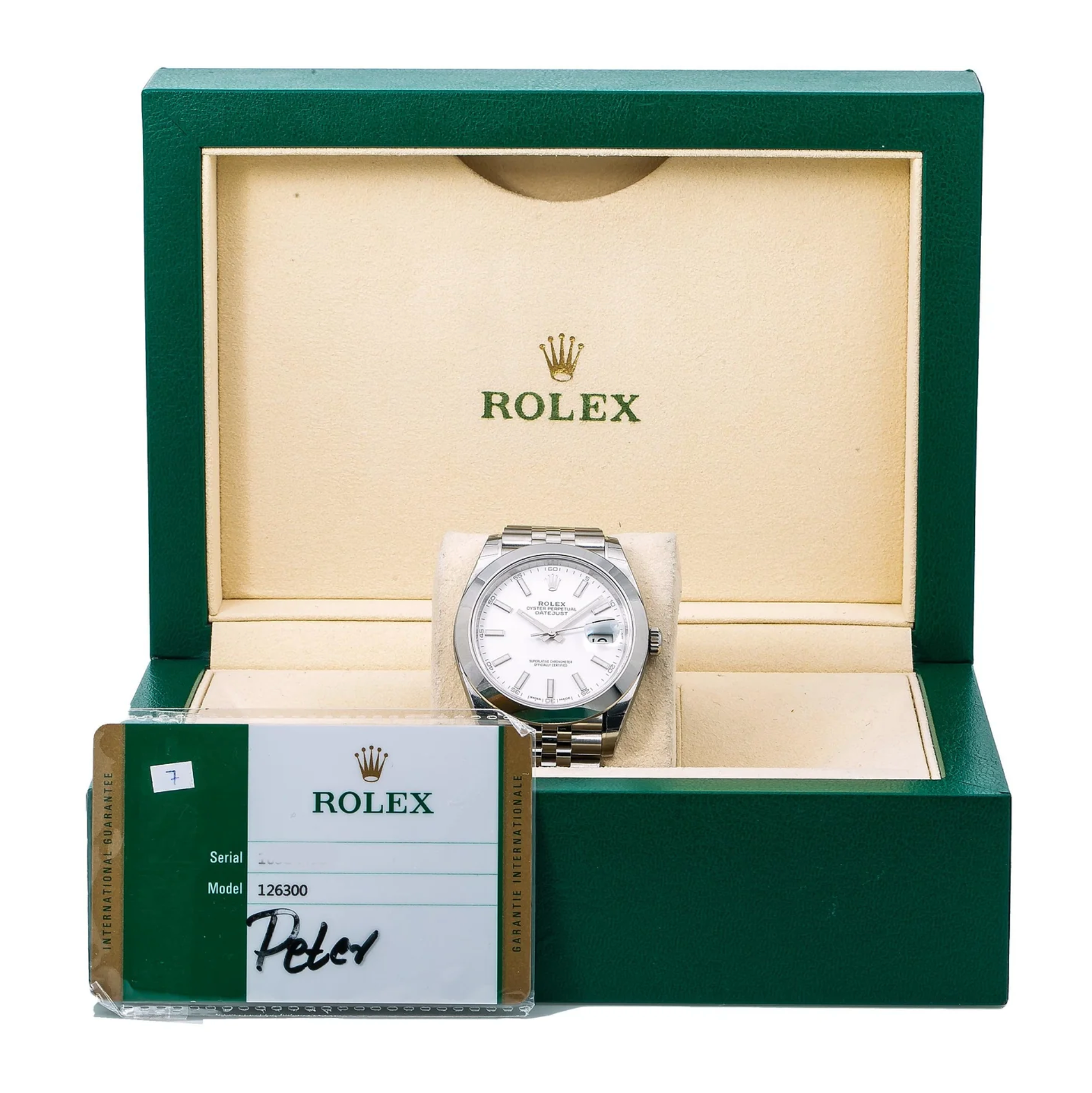 Rolex Datejust 41 – Stainless Steel with Mint Green Dial and Jubilee Bracelet Ref. 126300