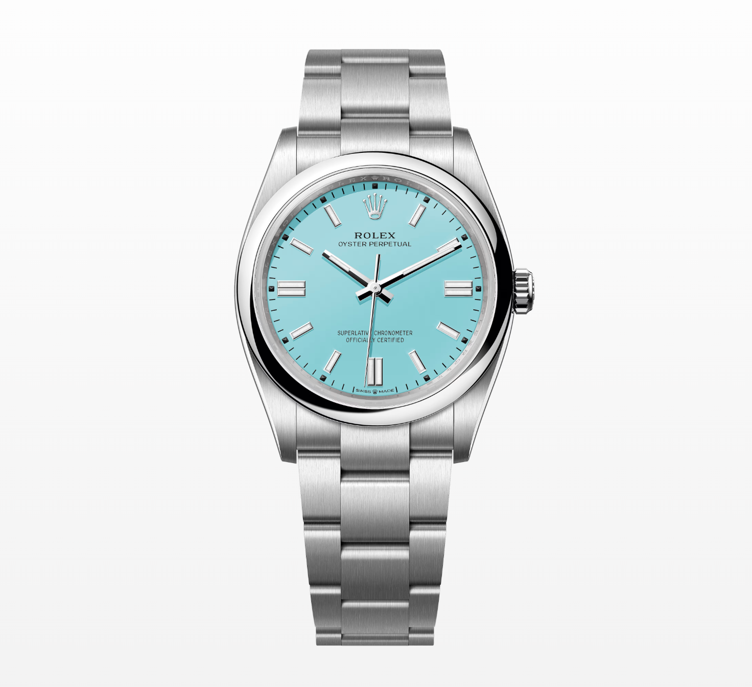 Rolex Oyster Perpetual 36 – Stainless Steel with Turquoise Blue Dial Ref. 126000
