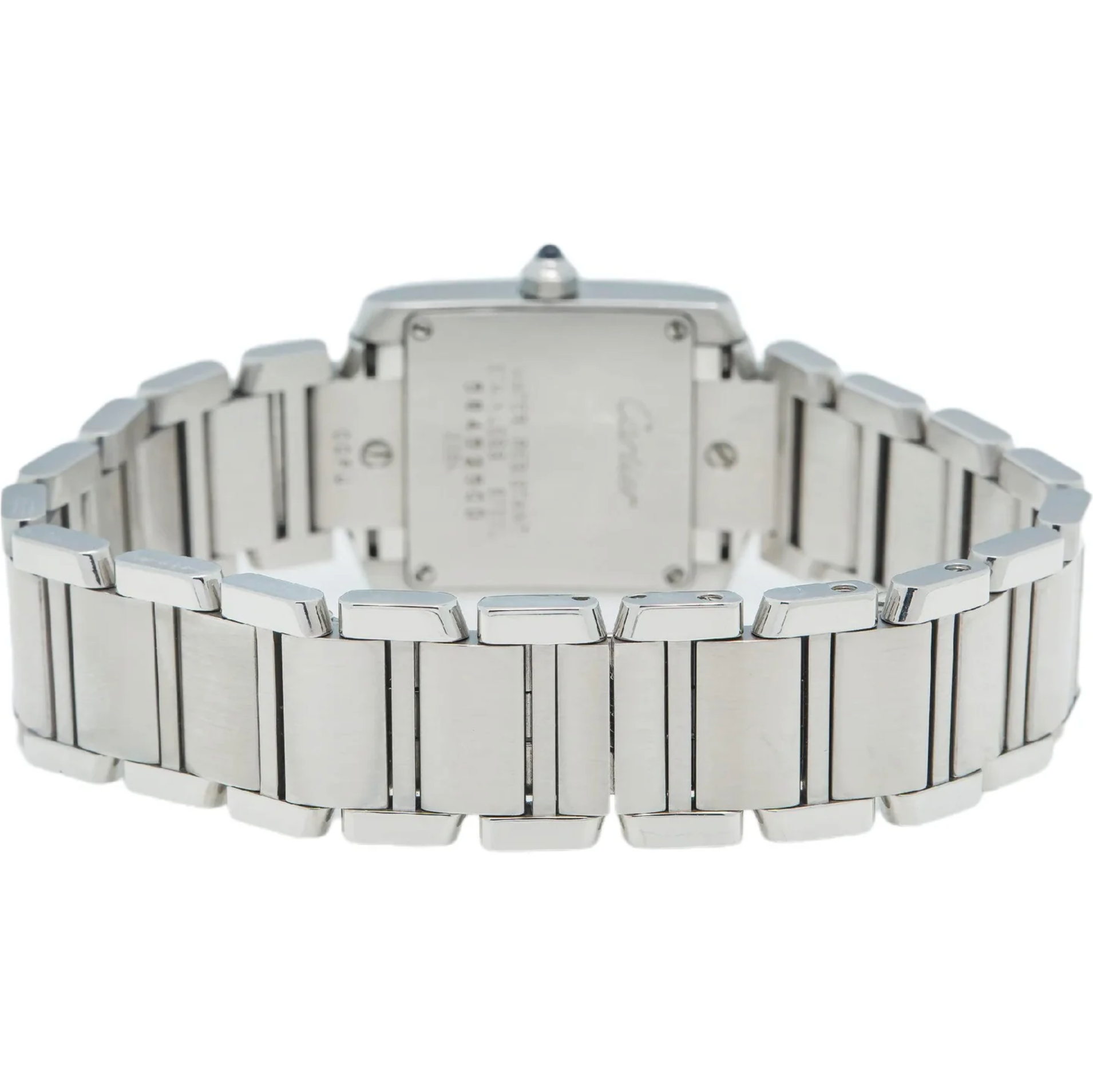 Cartier Tank Française – Small Model in Stainless Steel with White Dial Ref. W51008Q3