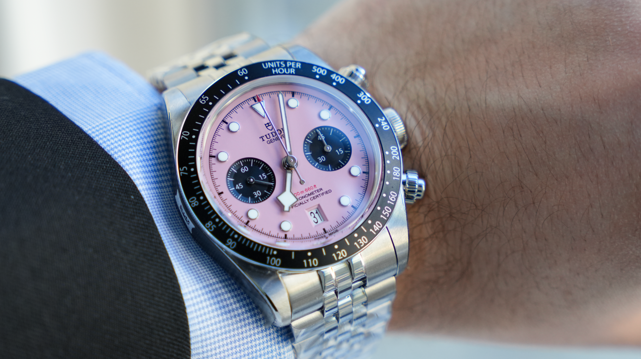 Tudor Black Bay Chrono Pink Dial 41mm – Ref. 79360N-0019