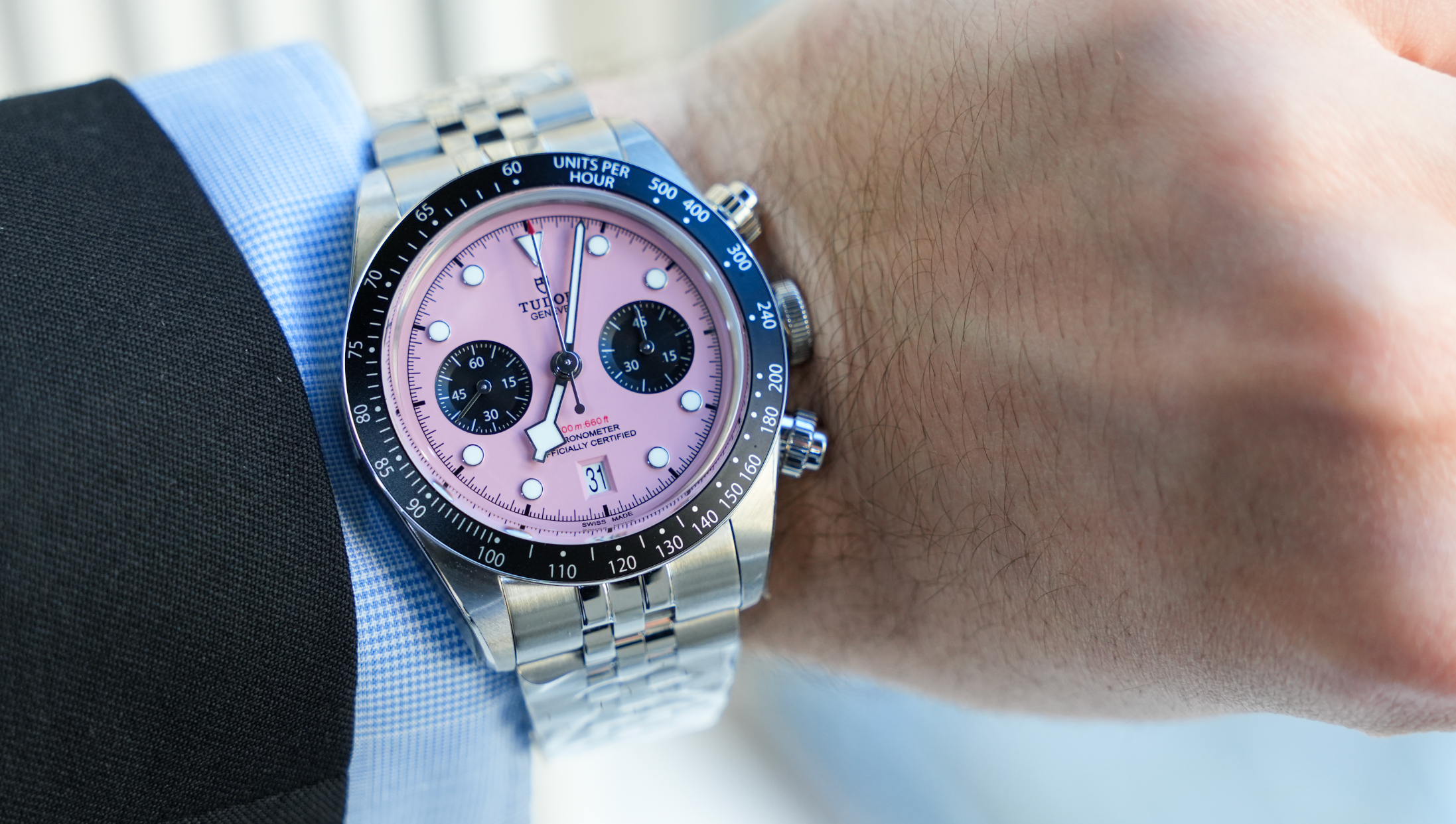 Tudor Black Bay Chrono Pink Dial 41mm – Ref. 79360N-0019