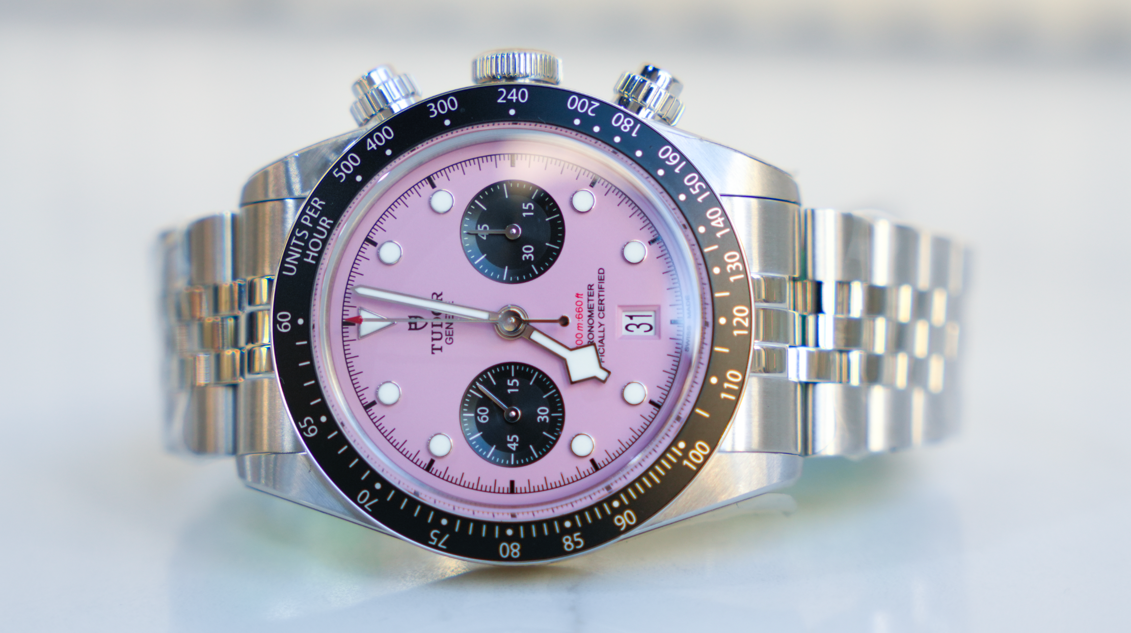 Tudor Black Bay Chrono Pink Dial 41mm – Ref. 79360N-0019