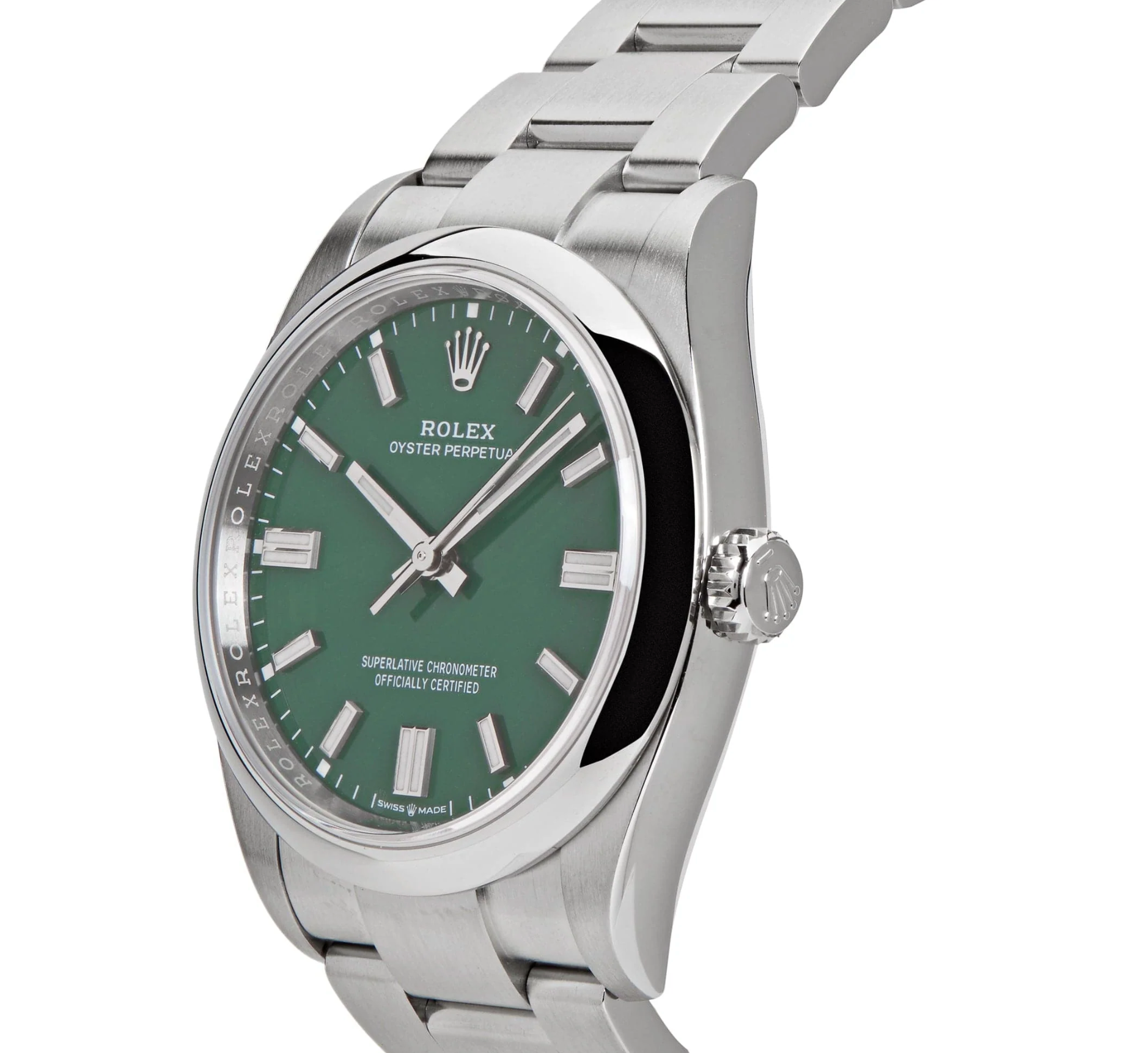 Rolex Oyster Perpetual 36mm Stainless Steel & Green Dial – Ref. 126000