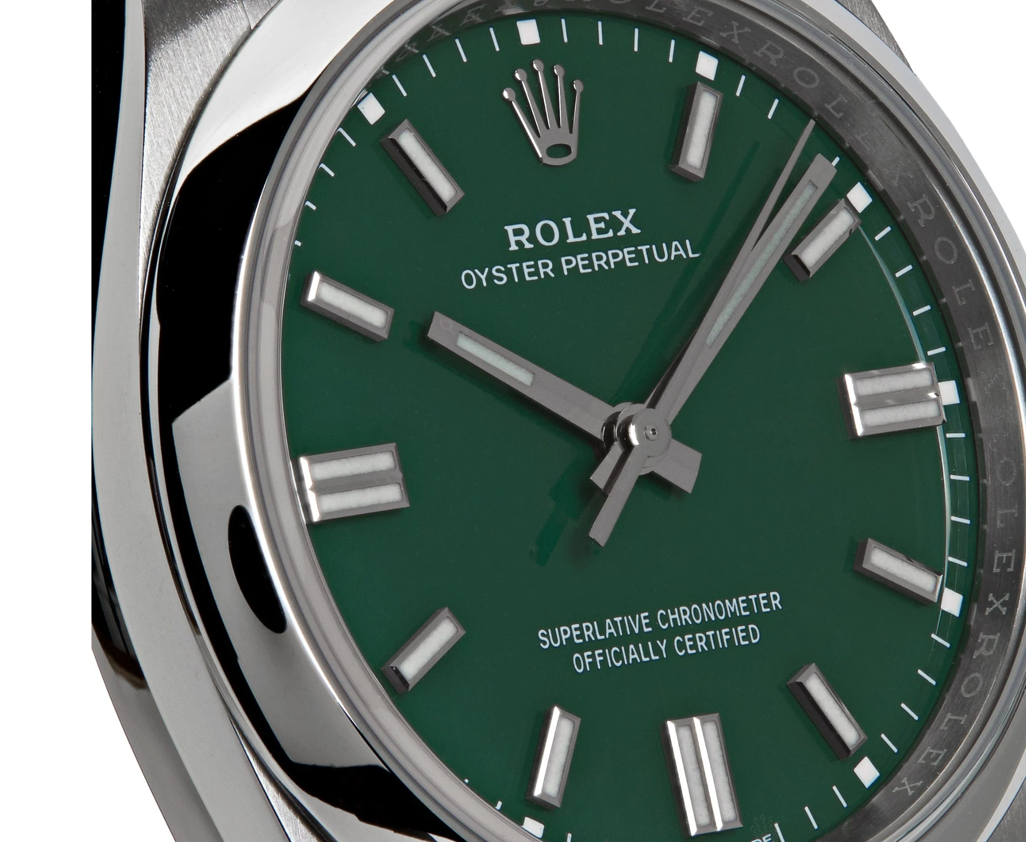 Rolex Oyster Perpetual 36mm Stainless Steel & Green Dial – Ref. 126000