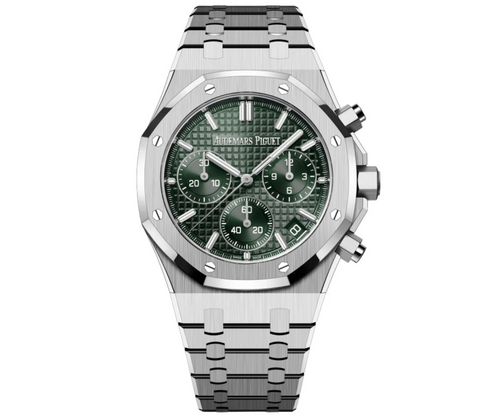 Audemars Piguet Royal Oak Chronograph 26240ST.OO.1320ST.08 – Green Dial | 41mm Stainless Steel (Years 2022-2024)