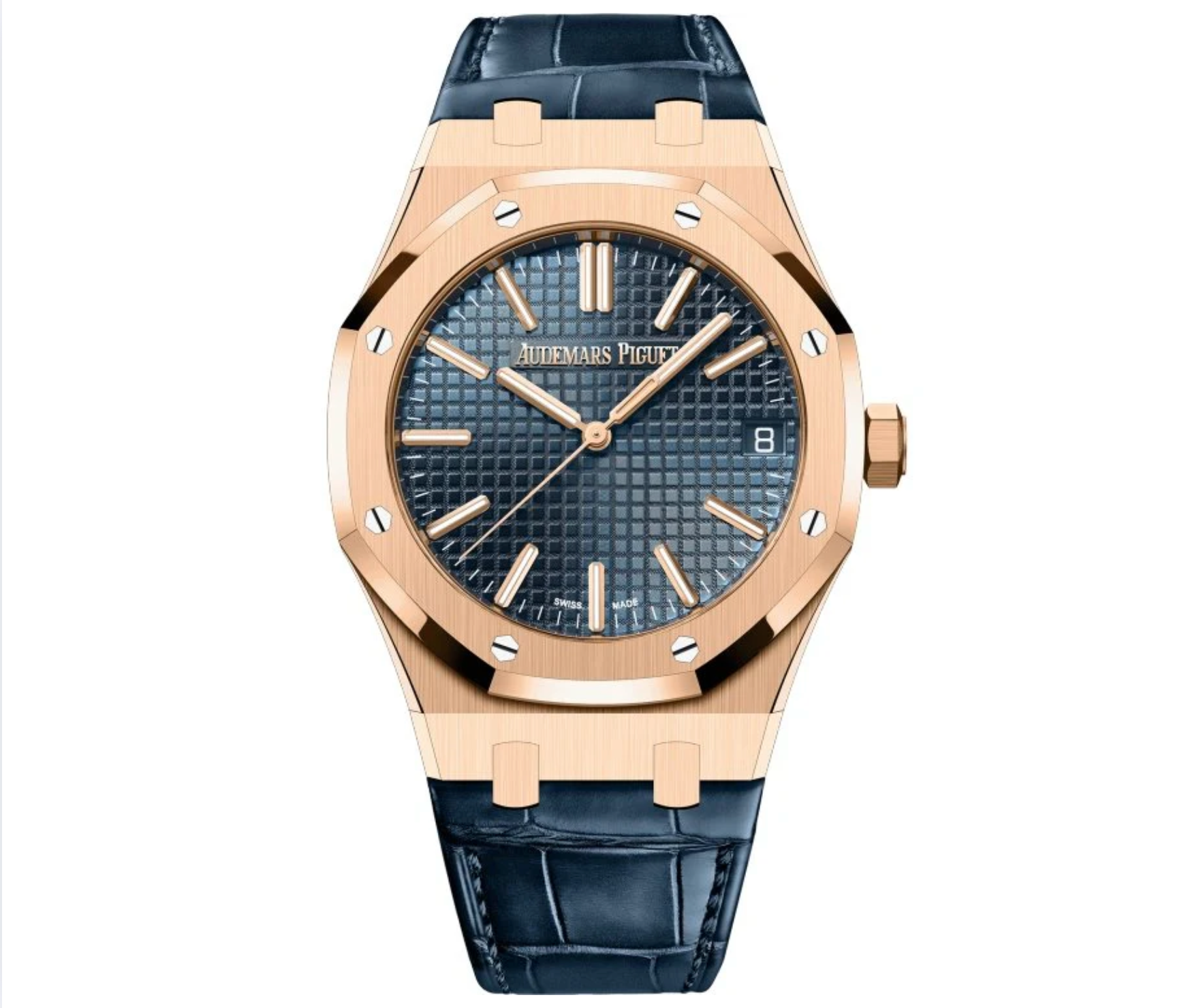 Audemars Piguet Royal Oak Selfwinding "50th Anniversary" 41mm – Blue Dial | 18K Rose Gold ( Year 2024 to 2025)Ref. 15510OR.OO.D315CR.01)