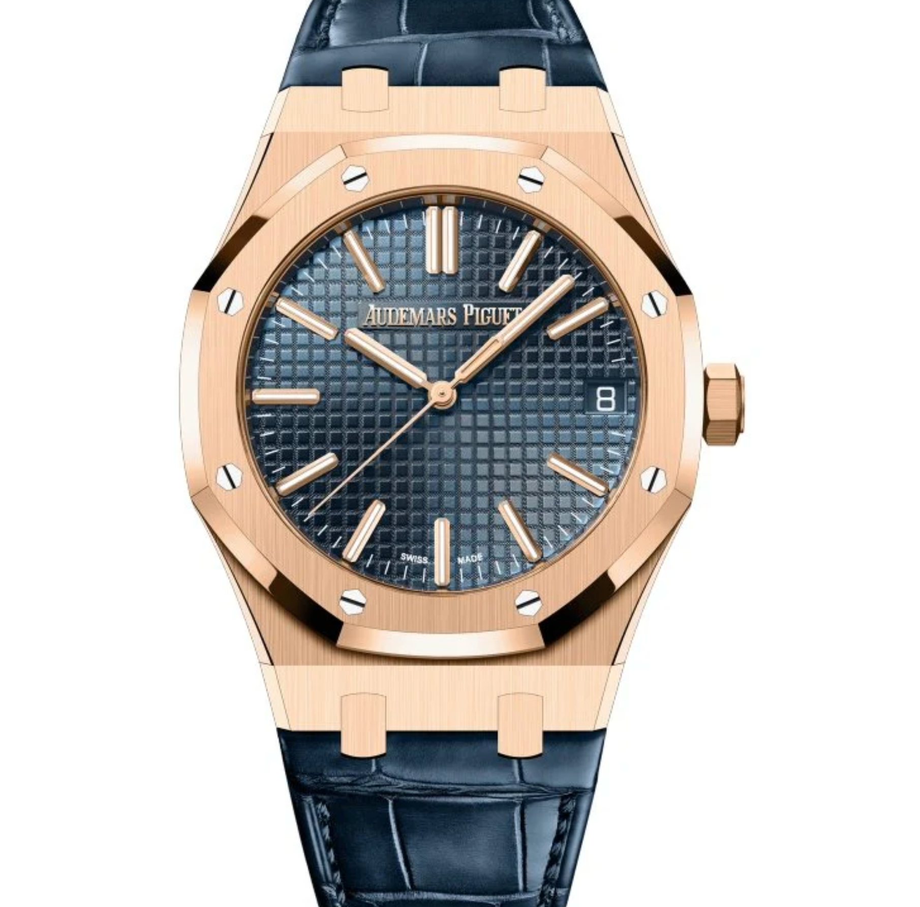 Audemars Piguet Royal Oak Selfwinding "50th Anniversary" 41mm – Blue Dial | 18K Rose Gold ( Year 2024 to 2025)Ref. 15510OR.OO.D315CR.01)
