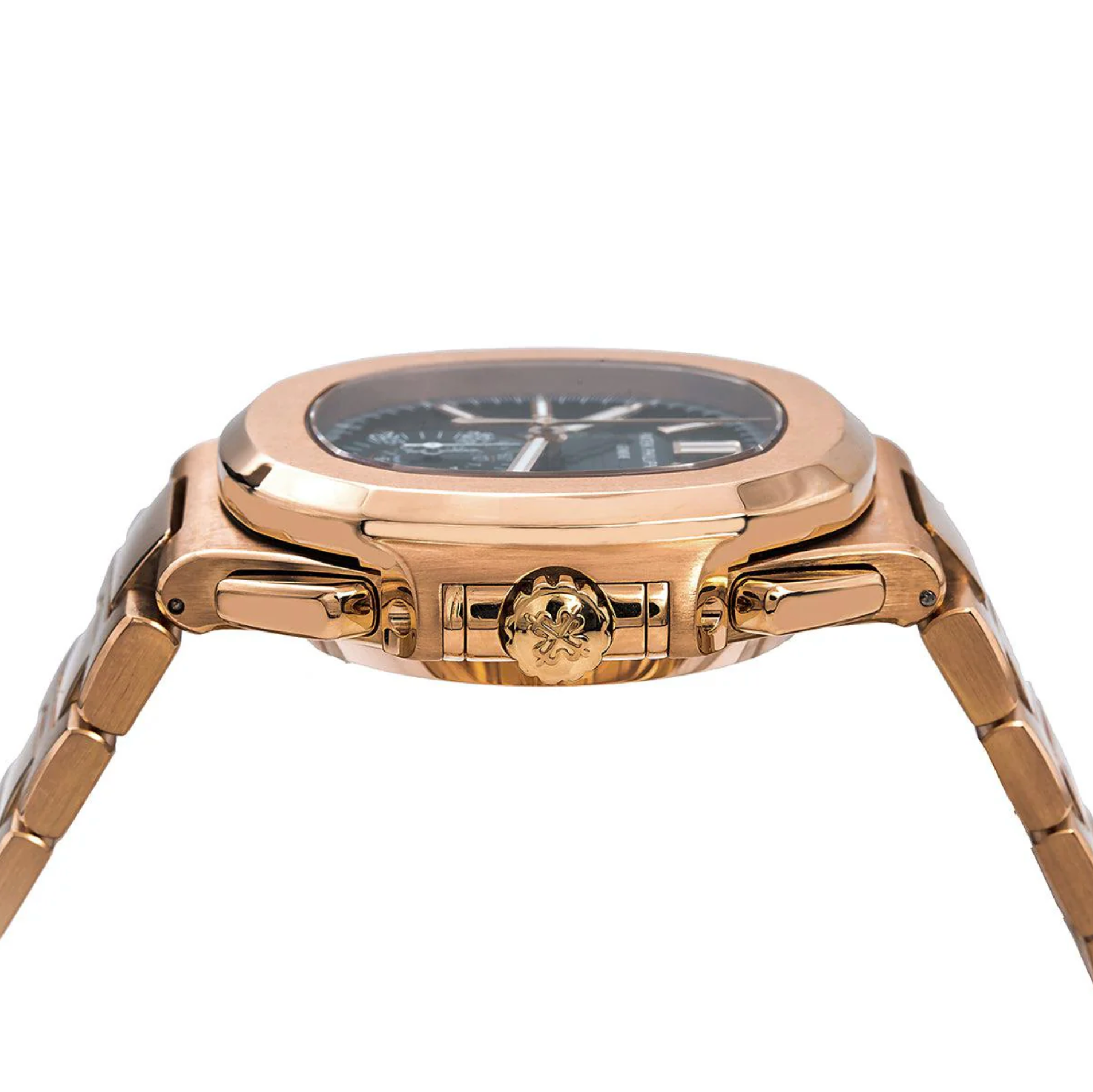 Patek Philippe Nautilus Chronograph 5980/1R-001 – 40.5mm Rose Gold with Black Dial
