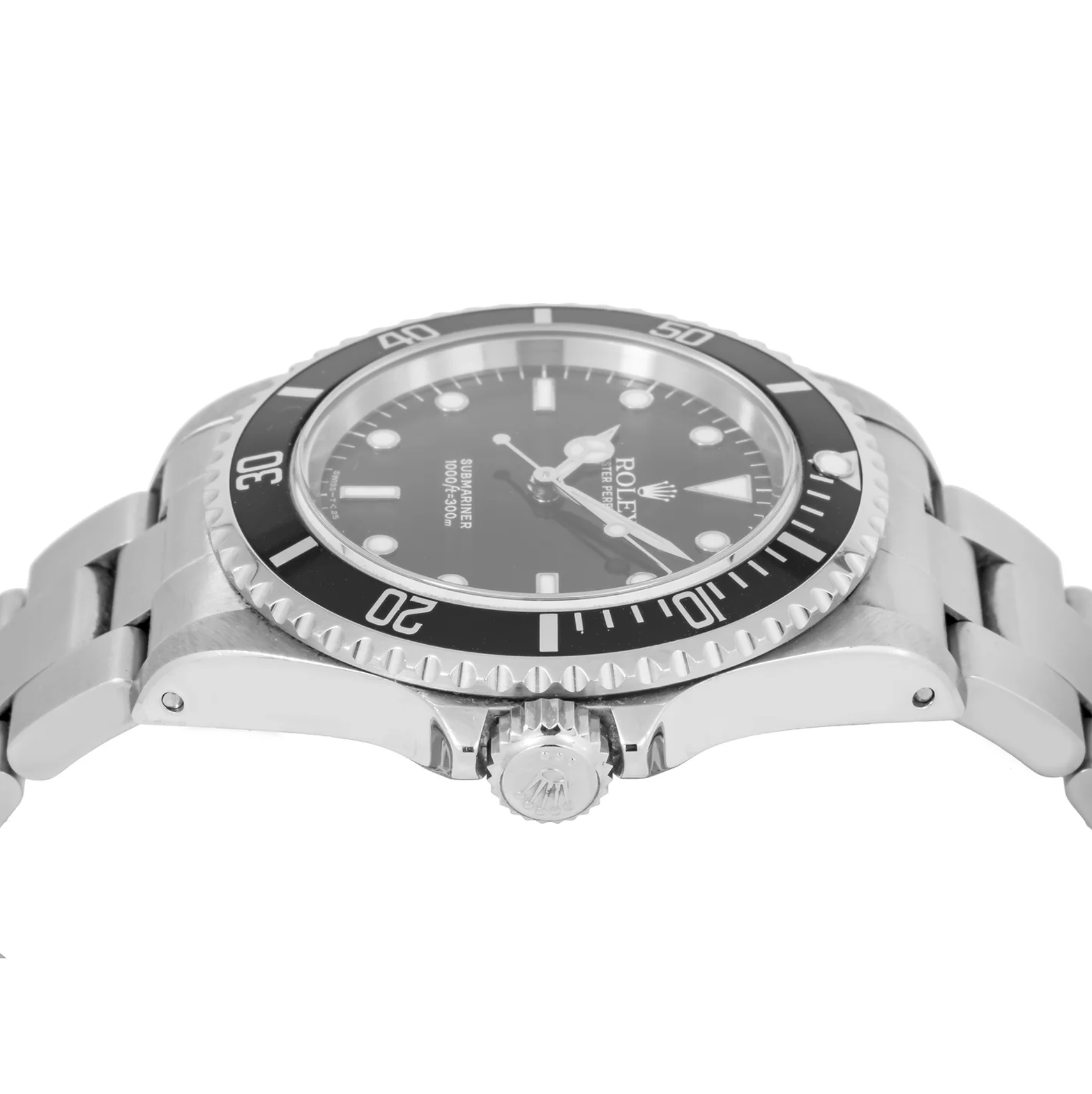 Rolex Submariner 14060 – Black Dial, Aluminum Bezel, Stainless Steel Oyster Bracelet