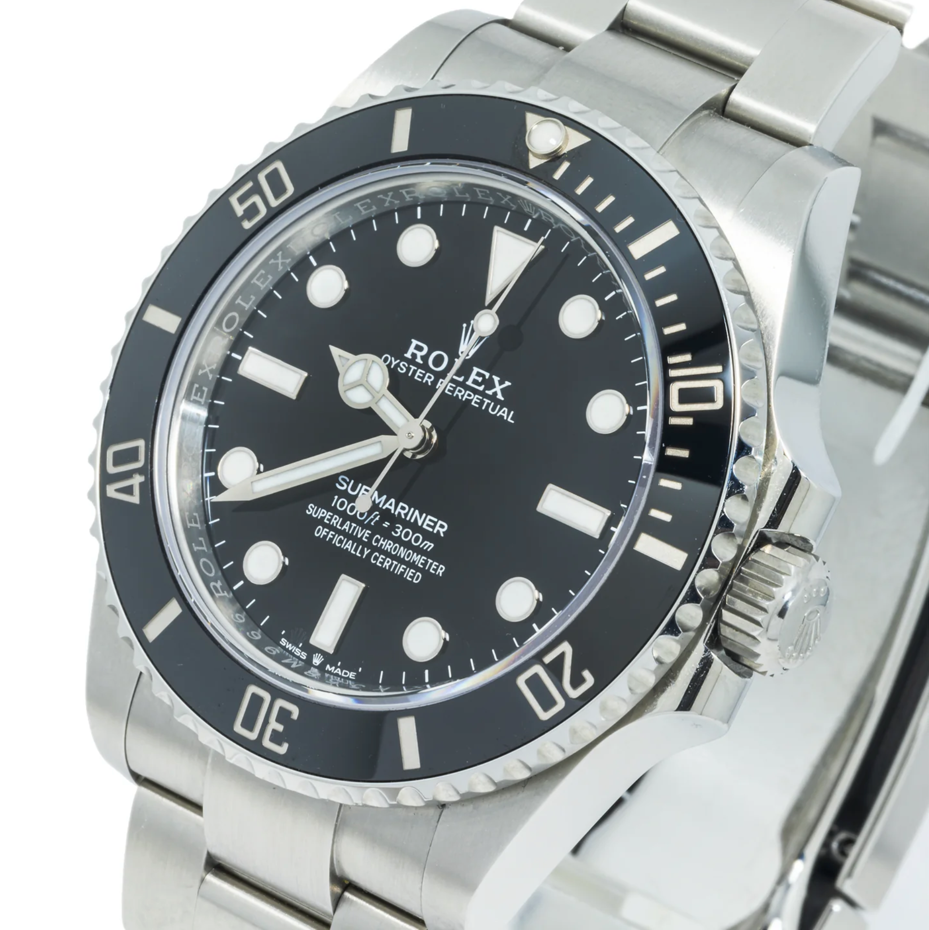 Rolex Submariner 124060 – 41mm No-Date Black Dial with Stainless Steel Oyster Bracelet (2025)