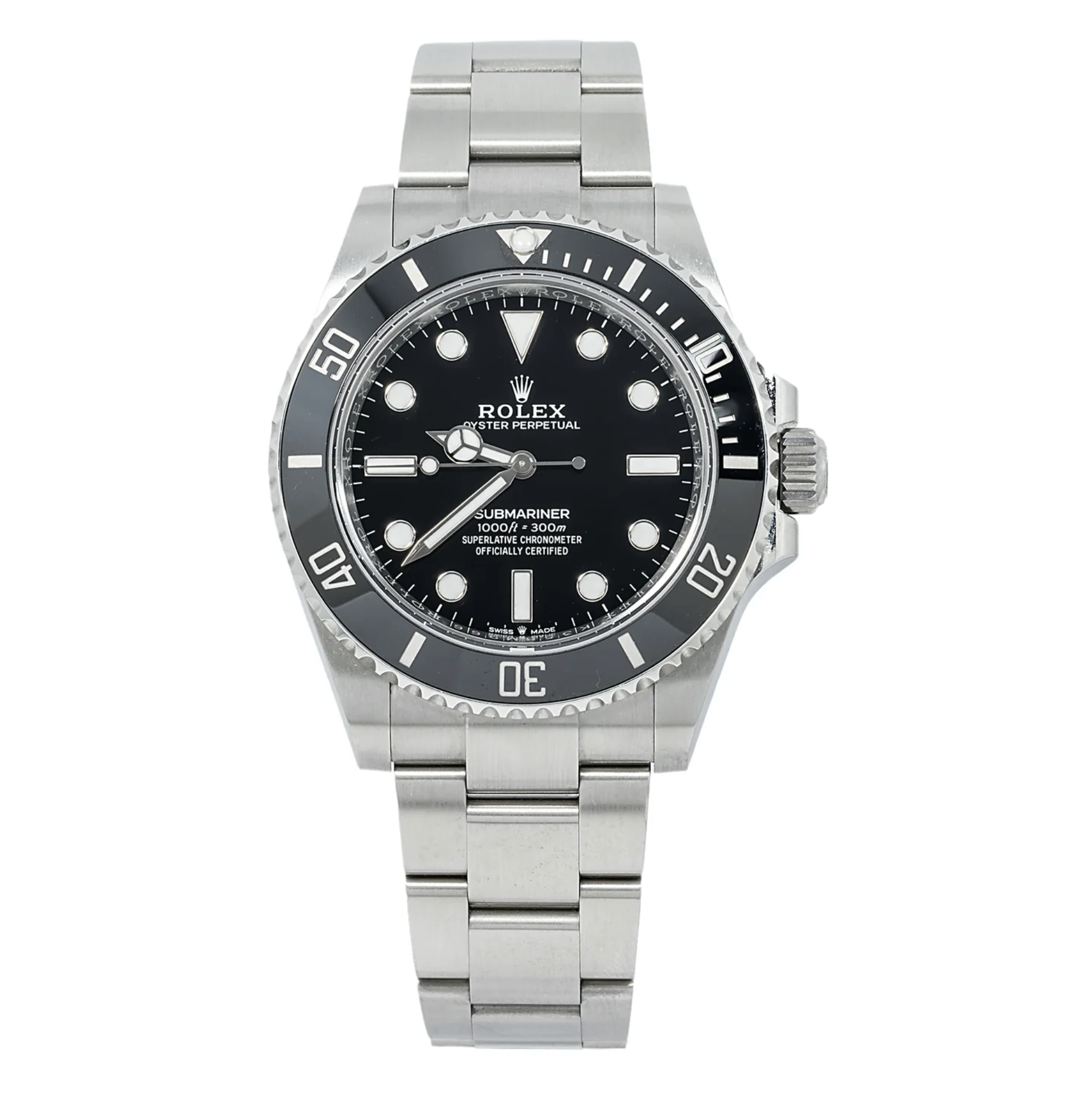 Rolex Submariner 124060 – 41mm No-Date Black Dial with Stainless Steel Oyster Bracelet (2025)