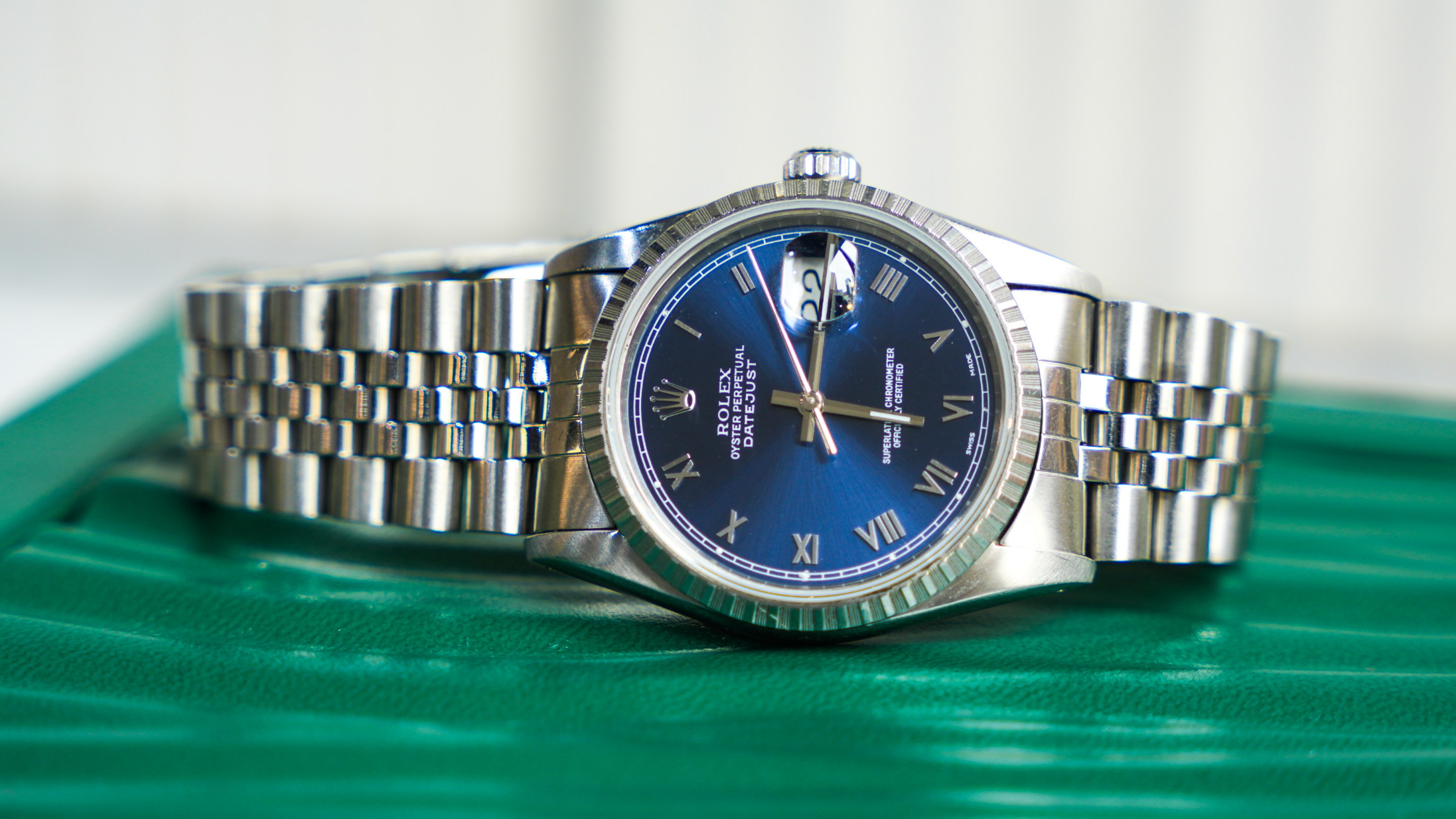 Rolex Datejust 36mm – Blue Dial & Jubilee Bracelet | Ref. 16220