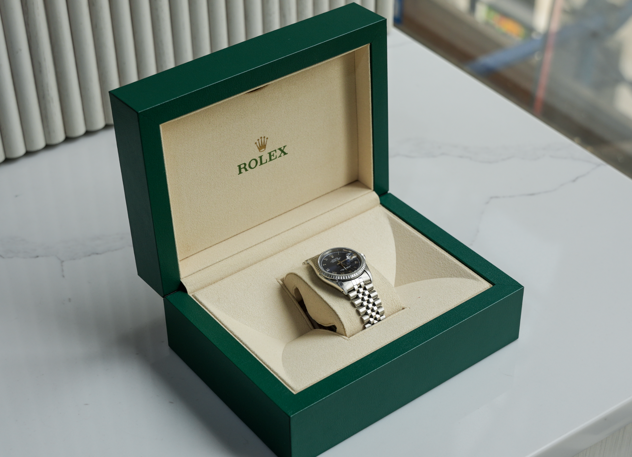 Rolex Datejust 36mm – Blue Dial & Jubilee Bracelet | Ref. 16220