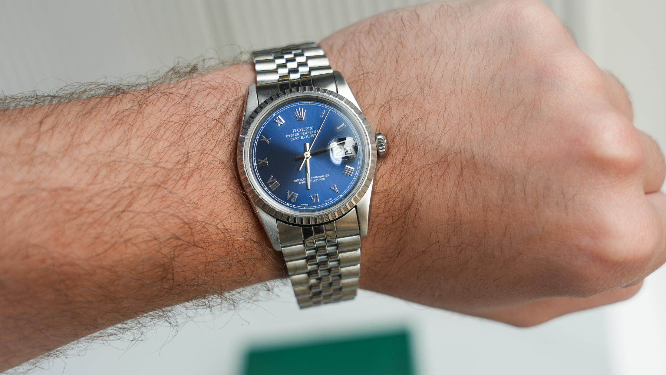 Rolex Datejust 36mm – Blue Dial & Jubilee Bracelet | Ref. 16220