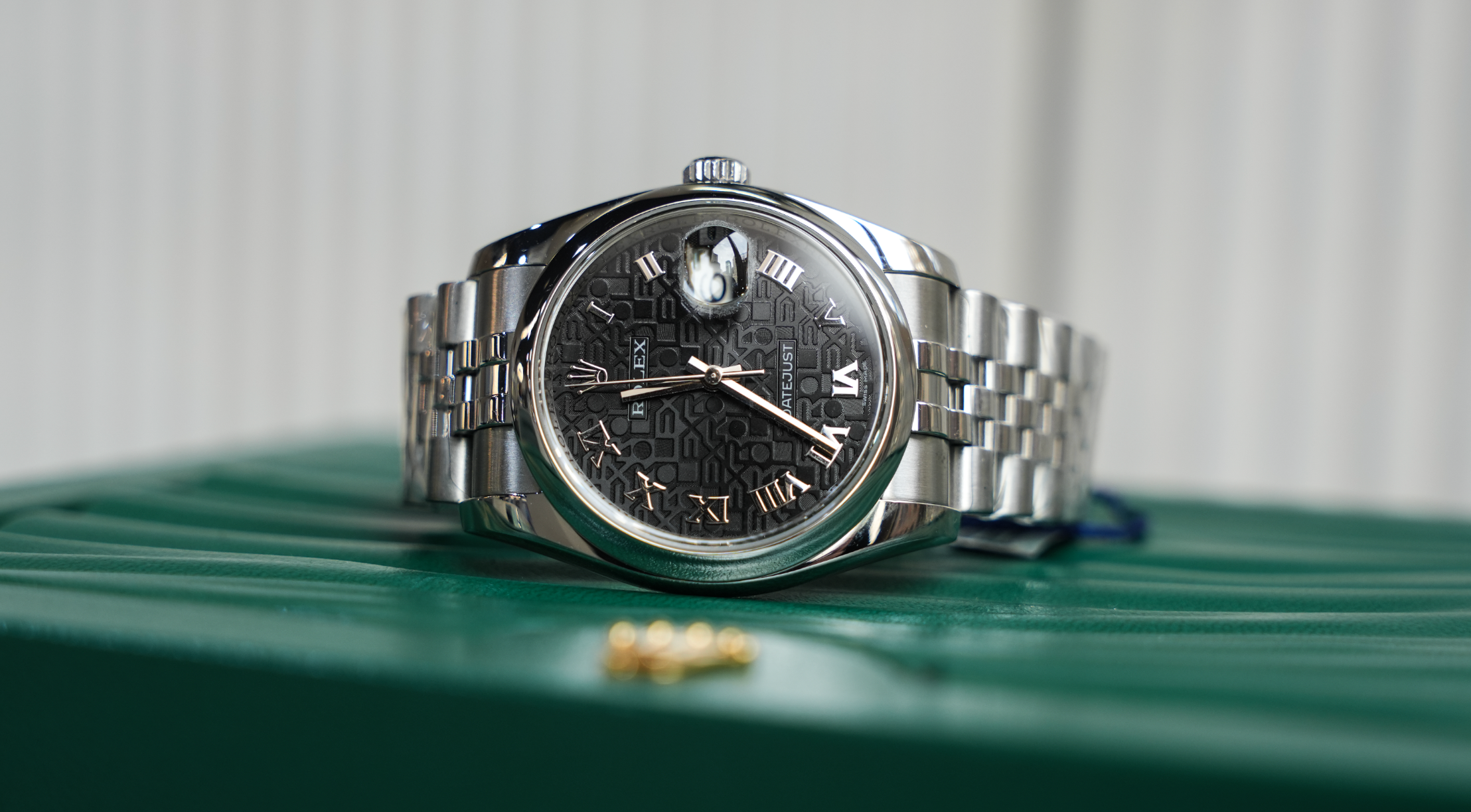 Rolex Datejust 36 – Black Jubilee Roman Dial | Ref. 116200