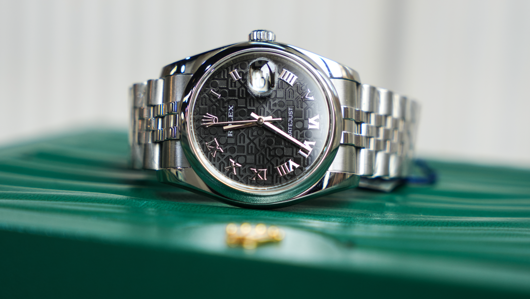 Rolex Datejust 36 – Black Jubilee Roman Dial | Ref. 116200