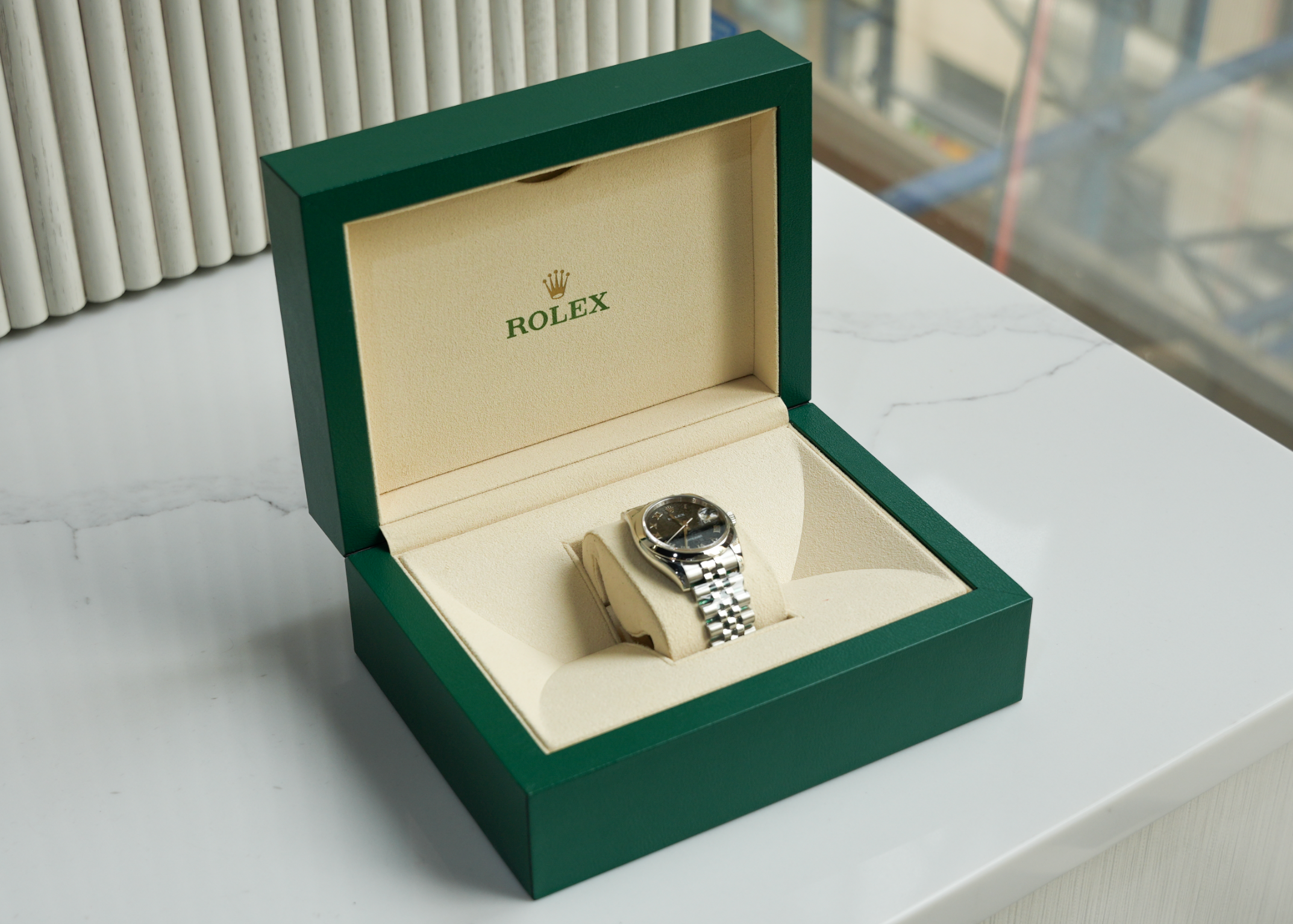 Rolex Datejust 36 – Black Jubilee Roman Dial | Ref. 116200