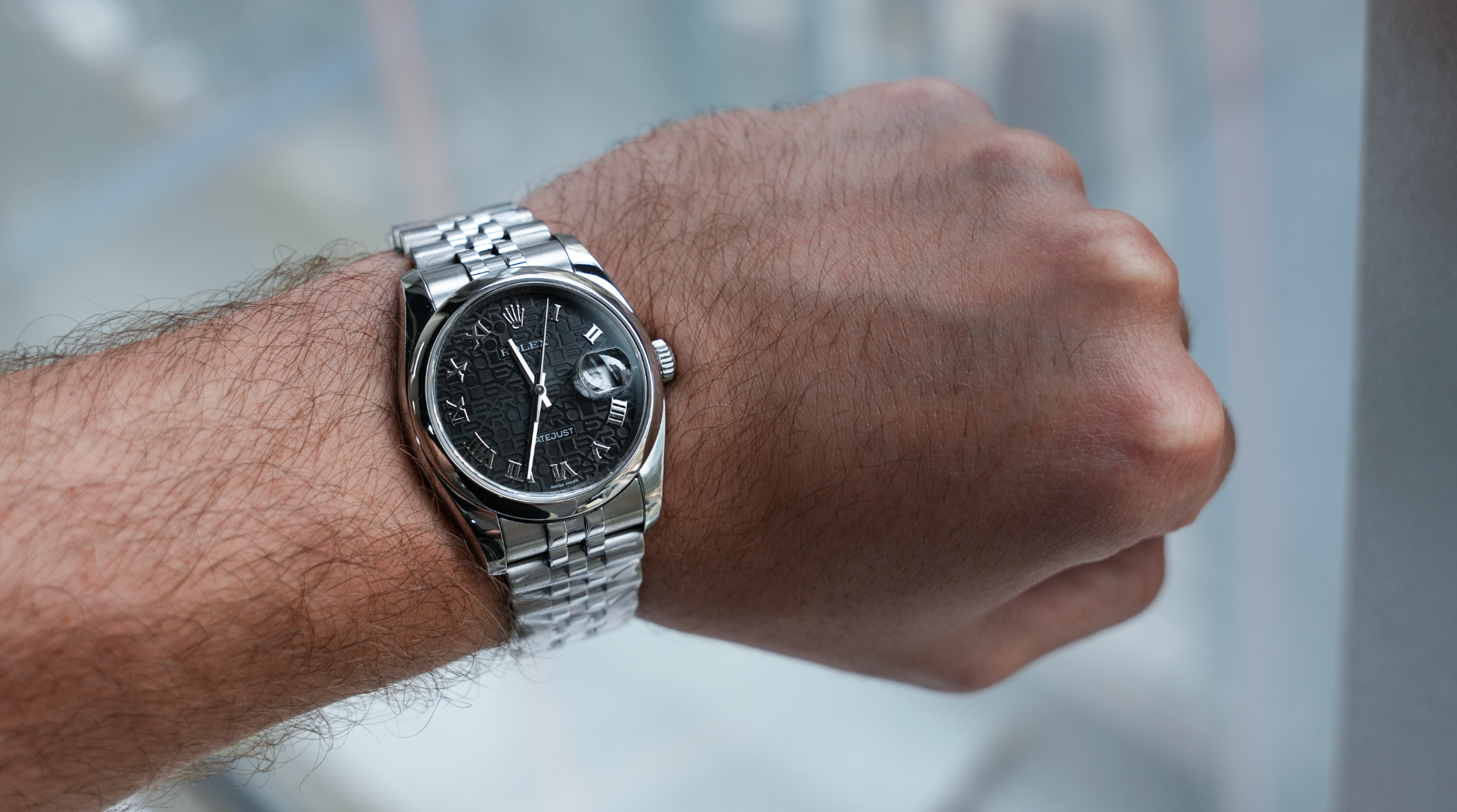 Rolex Datejust 36 – Black Jubilee Roman Dial | Ref. 116200