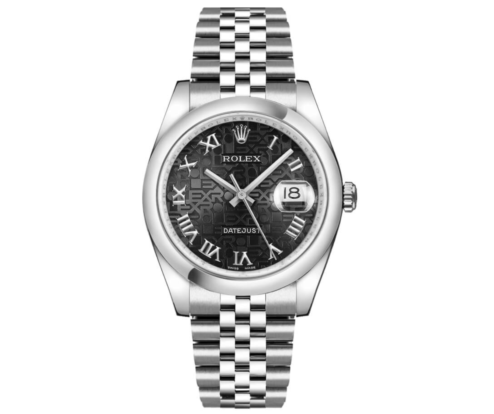 Rolex Datejust 36 – Black Jubilee Roman Dial | Ref. 116200