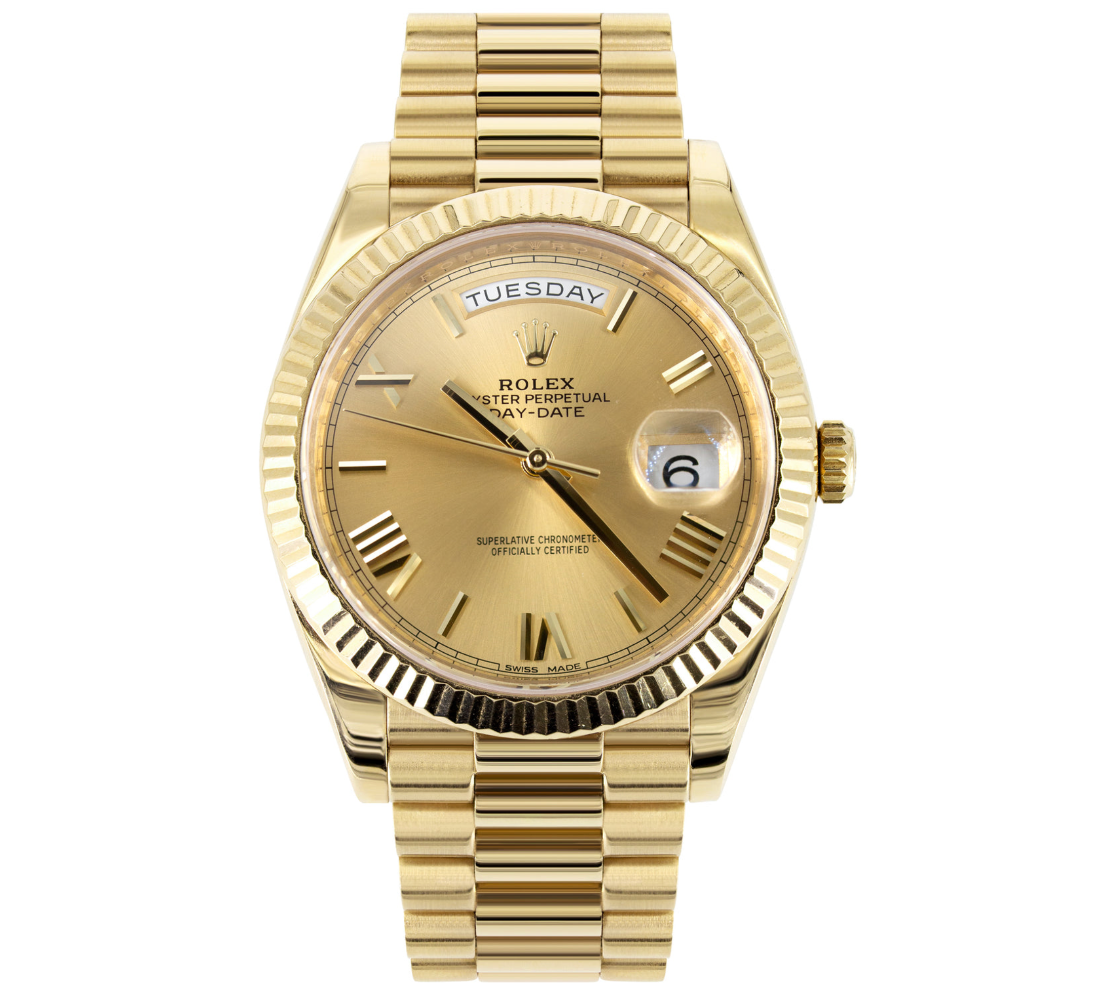 Rolex Day-Date 40 228238 40MM Champagne Dial Presidental Bracelet