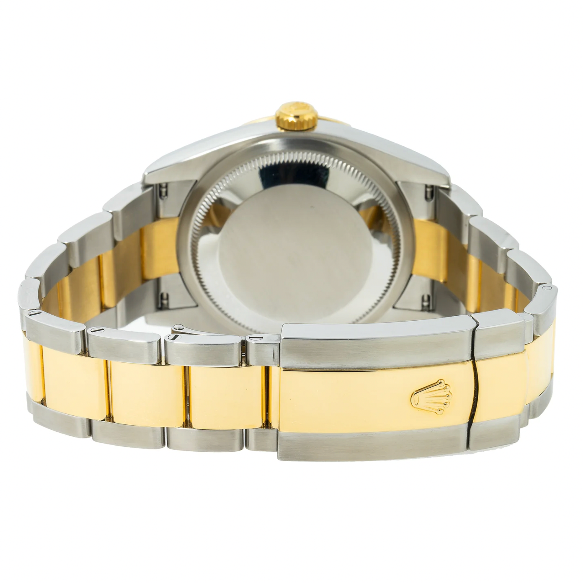Rolex Datejust 41mm Champagne Diamond Dial 18K Yellow Gold Fluted Bezel – Ref. 126333