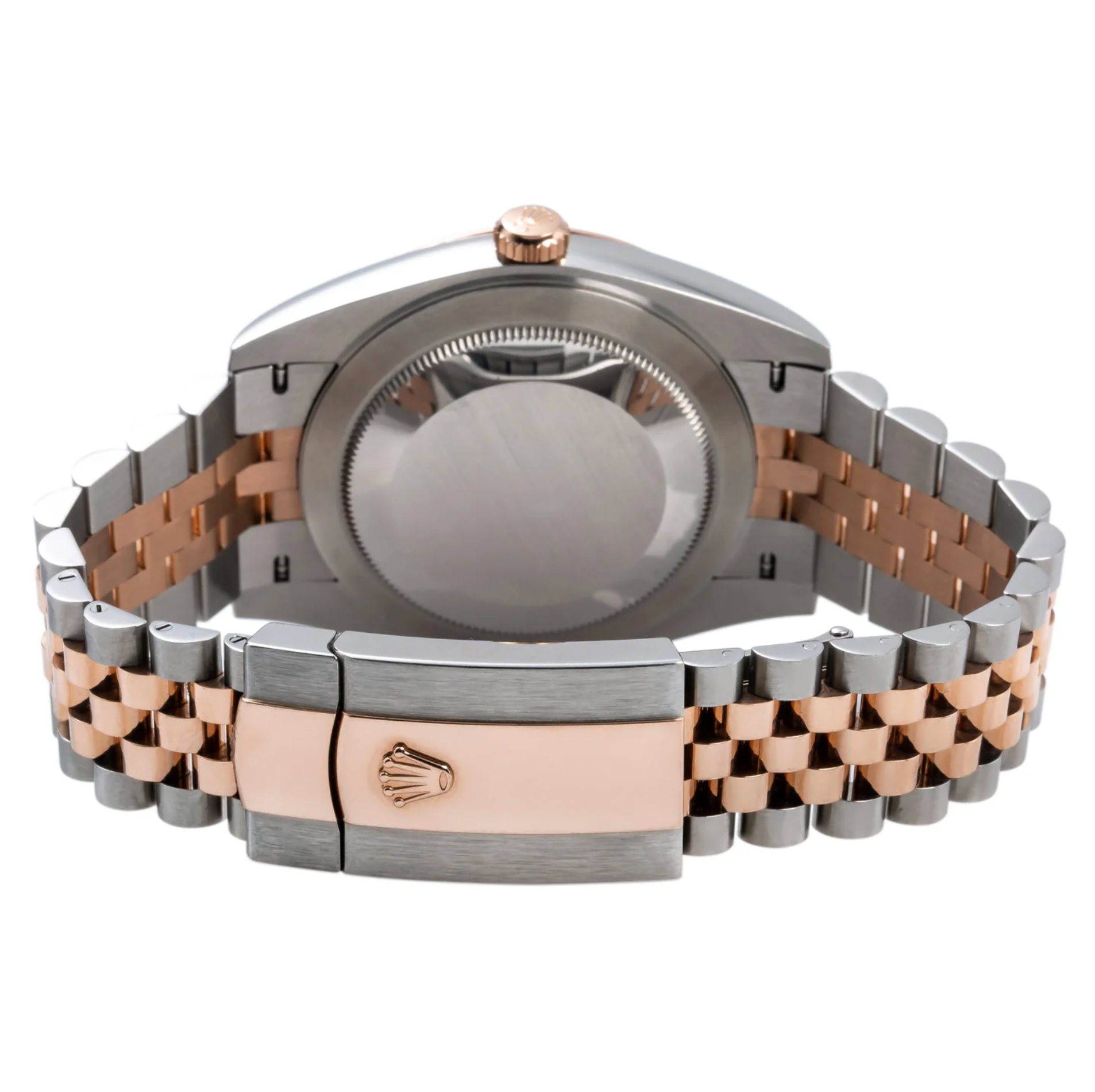 Rolex Datejust 41mm Sundust Dial 18K Everose Gold Fluted Bezel – Ref. 126331