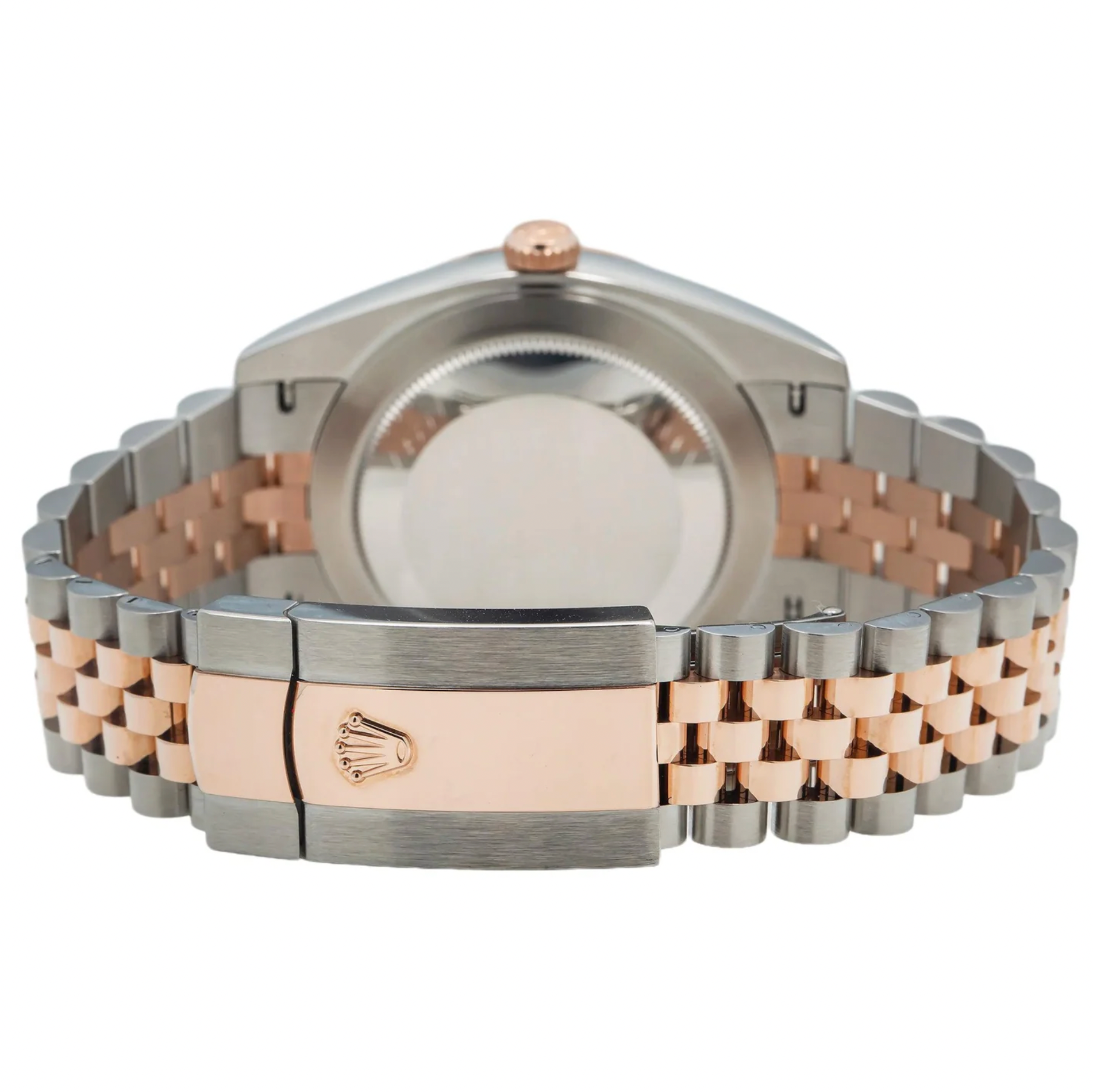 Rolex Datejust 41mm Mother-of-Pearl Diamond Dial 18K Everose Gold Smooth Bezel – Ref. 126301
