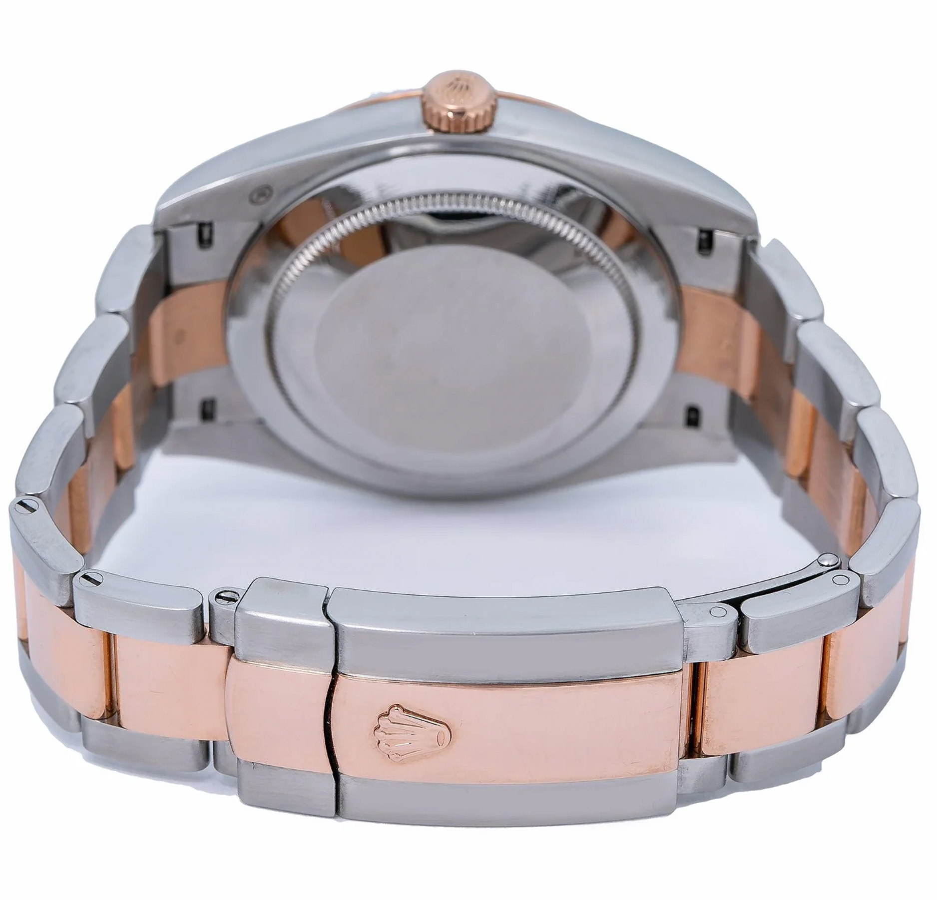 Rolex Datejust 41mm Chocolate Diamond Dial 18K Everose Gold Smooth Bezel – Ref. 126301