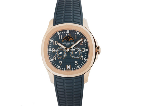 Aquanaut Luce Annual Calendar 5261R 39.9MM Blue-Gray Dial With Composite Rubber Strap