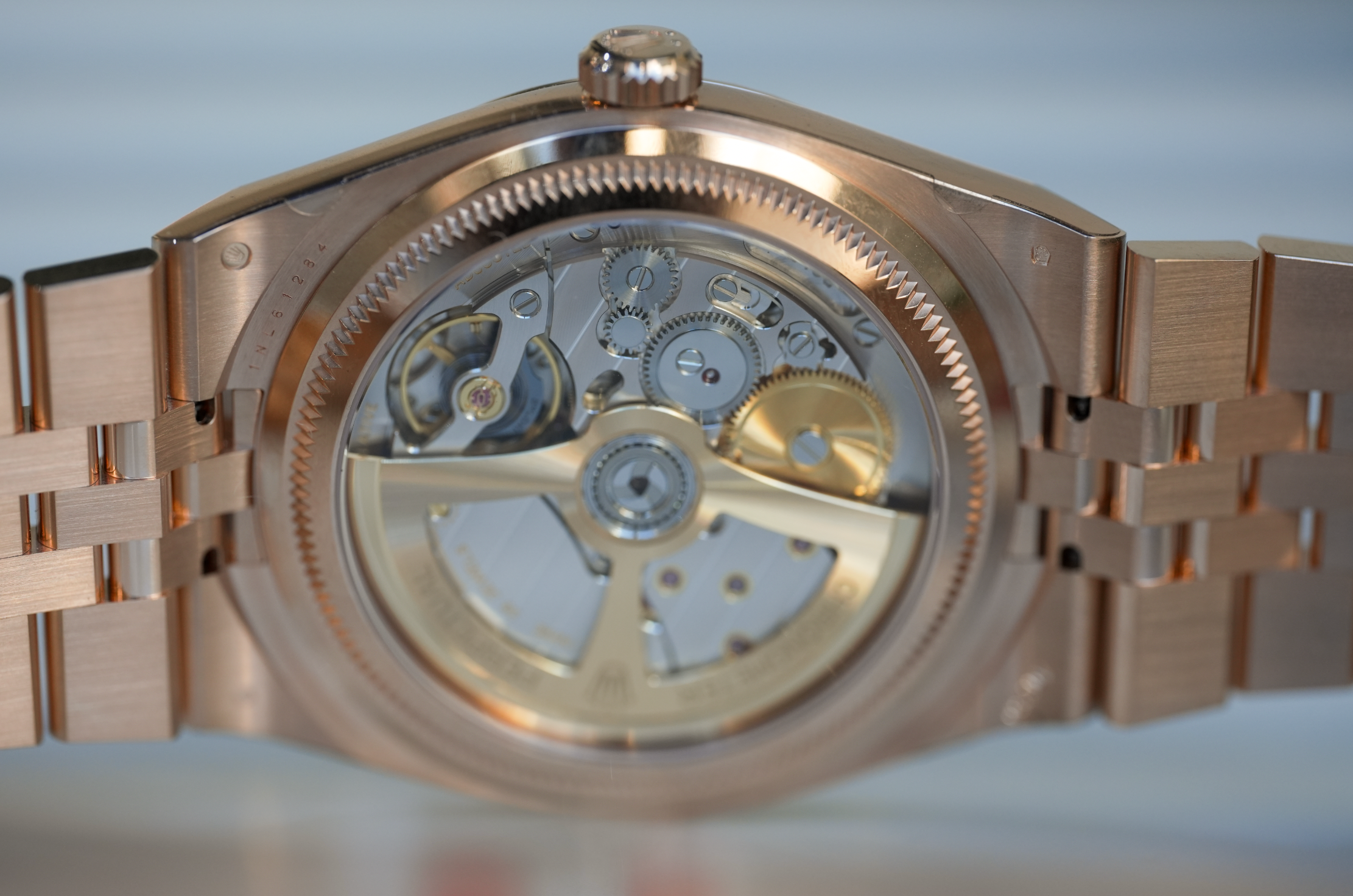 Rolex Land-Dweller 40 127335 Everose Gold Integrated Bracelet