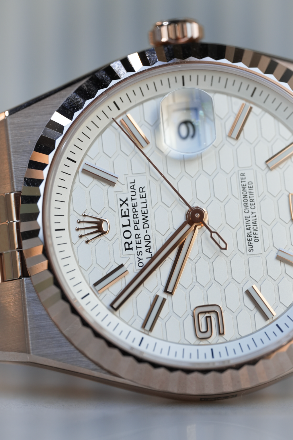 Rolex Land-Dweller 40 127335 Everose Gold Integrated Bracelet