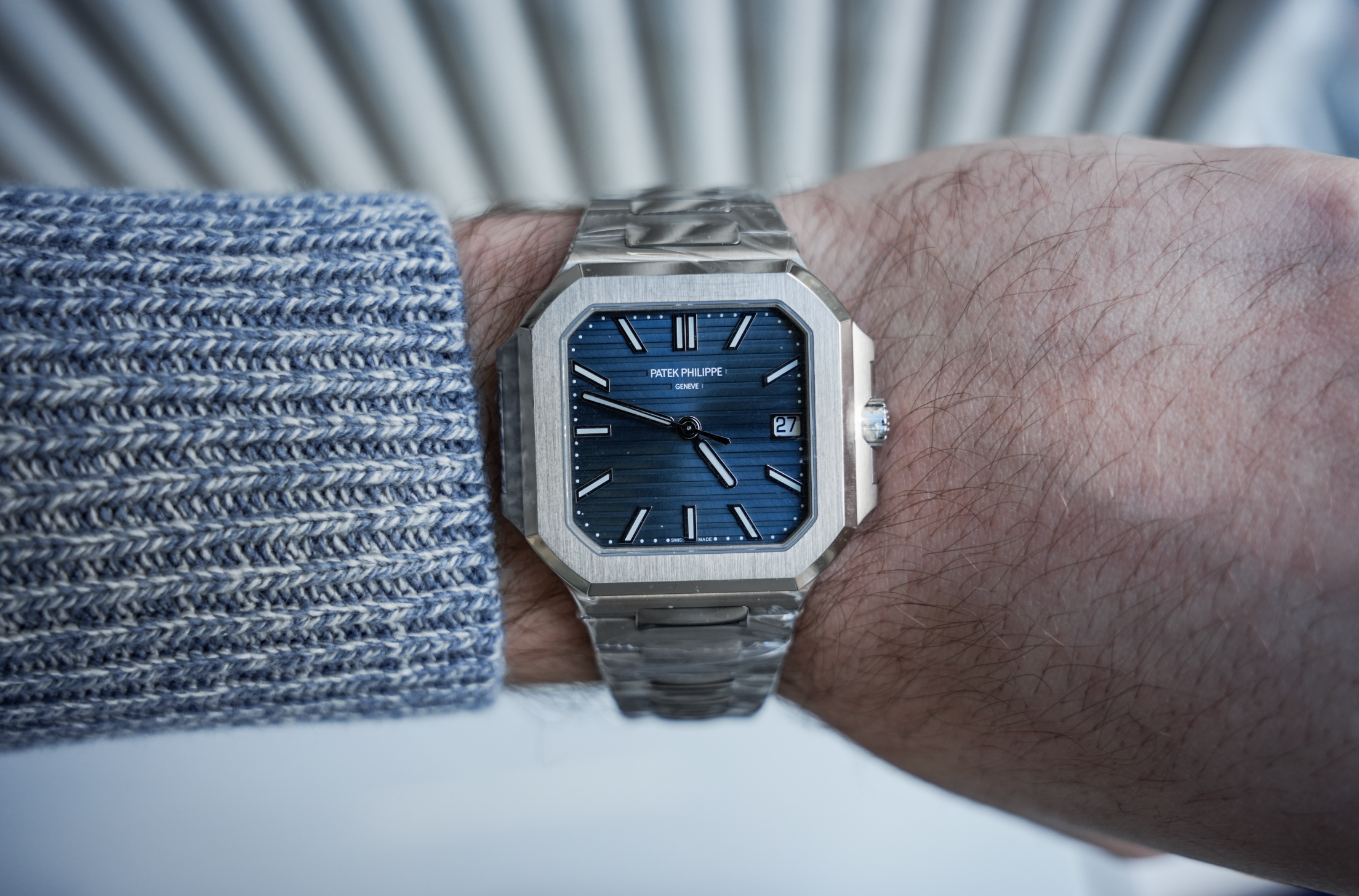 Patek Philippe Cubitus 7128/1G-001 White Gold Blue Dial
