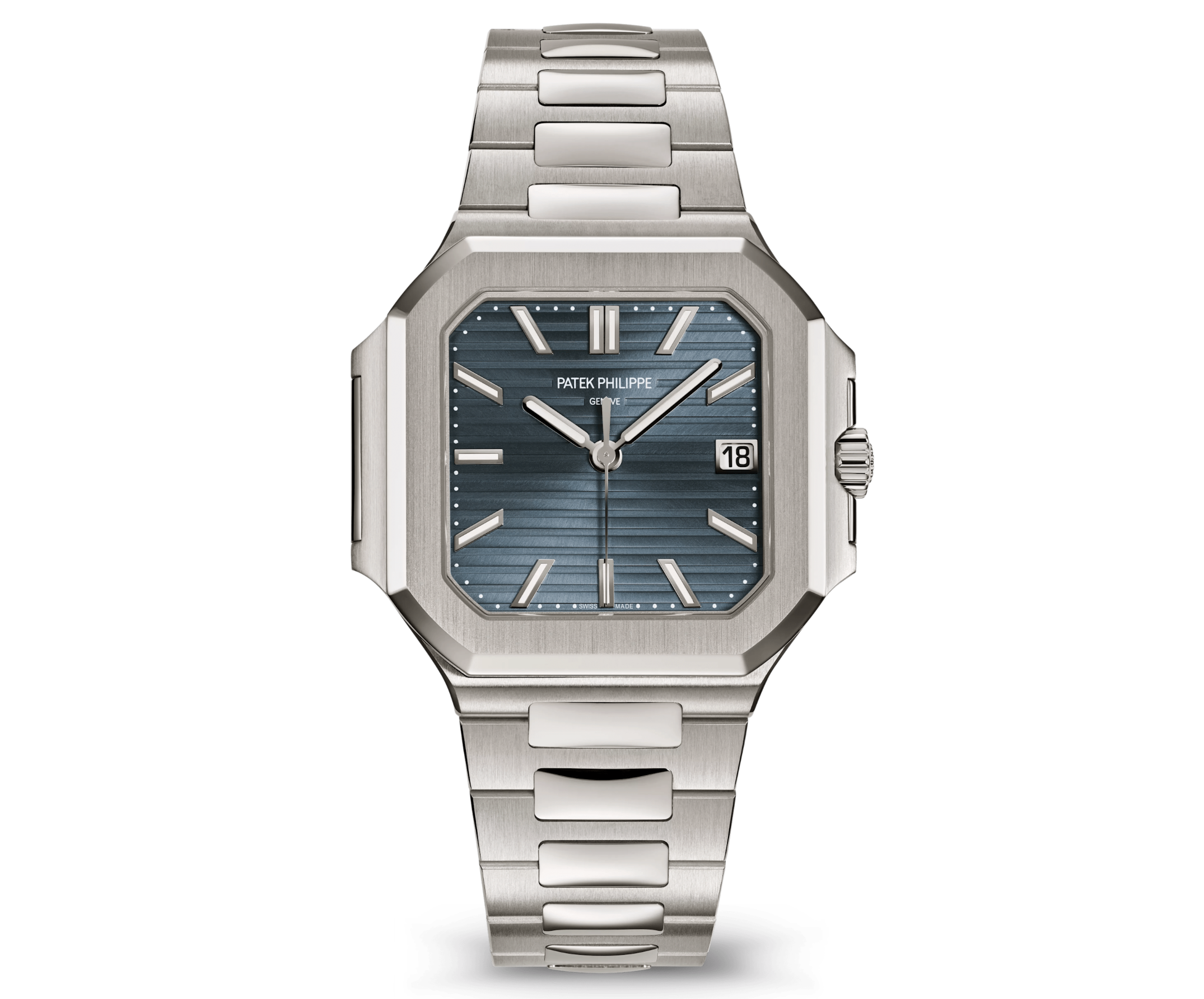 Patek Philippe Cubitus 7128/1G-001 White Gold Blue Dial
