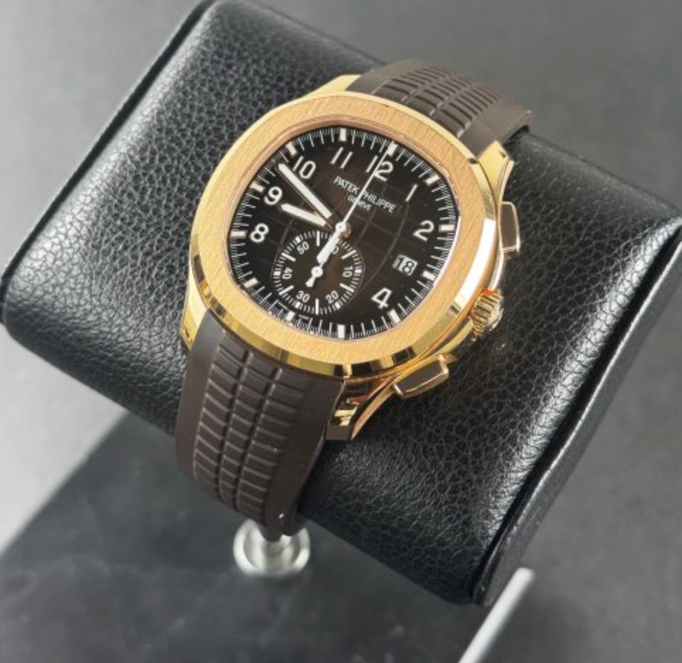 Patek Philippe Aquanaut Chronograph 5968R Rose Gold Brown Dial