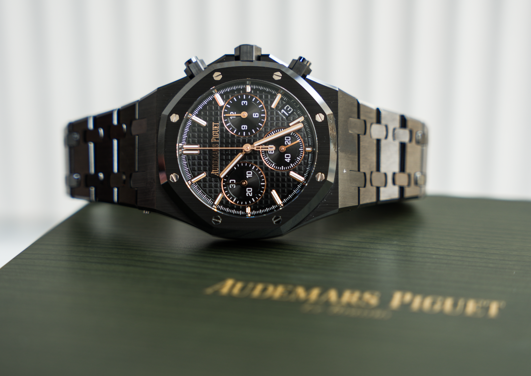 Audemars Piguet Royal Oak Chronograph Black Ceramic 41mm Black Dial 26240CE