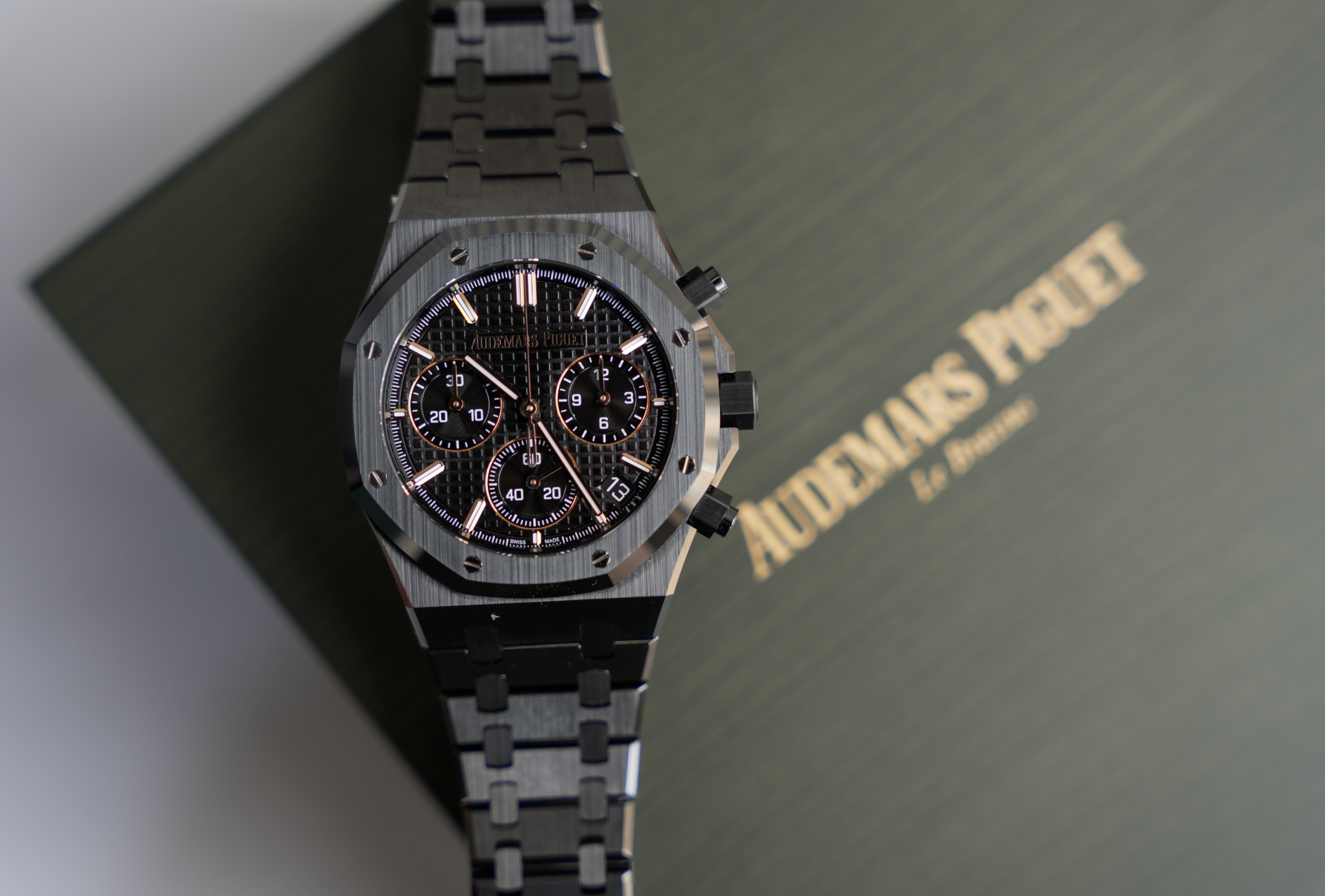 Audemars Piguet Royal Oak Chronograph Black Ceramic 41mm Black Dial 26240CE