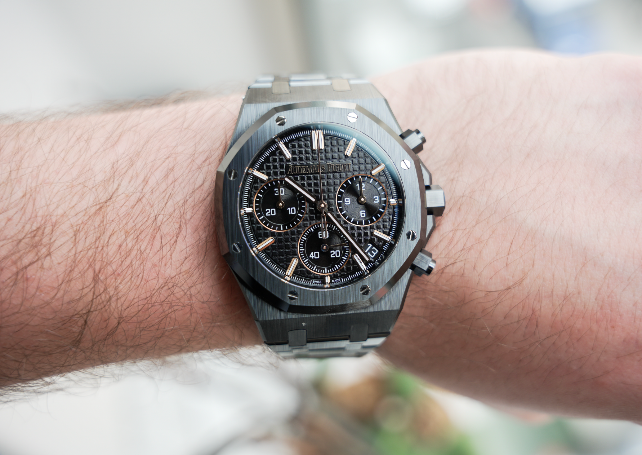 Audemars Piguet Royal Oak Chronograph Black Ceramic 41mm Black Dial 26240CE
