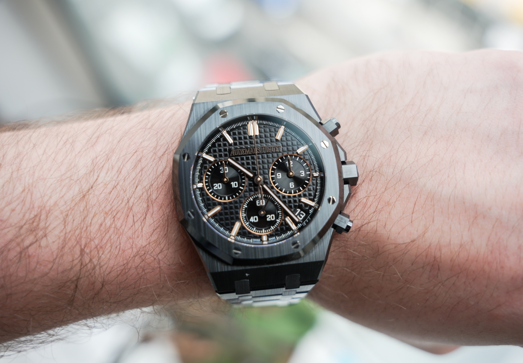 Audemars Piguet Royal Oak Chronograph Black Ceramic 41mm Black Dial 26240CE