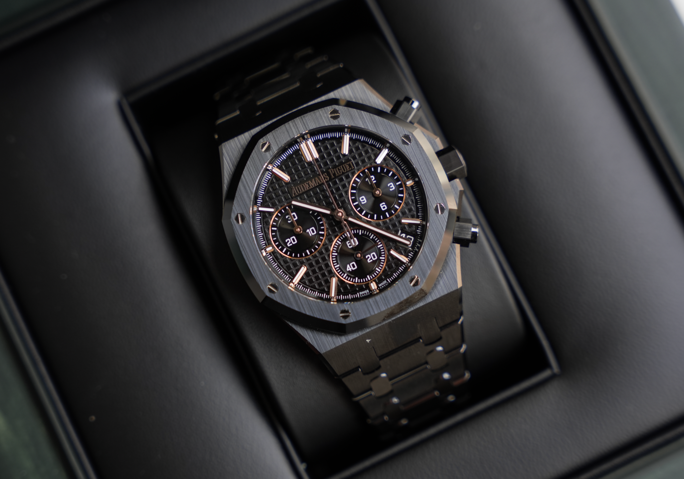 Audemars Piguet Royal Oak Chronograph Black Ceramic 41mm Black Dial 26240CE