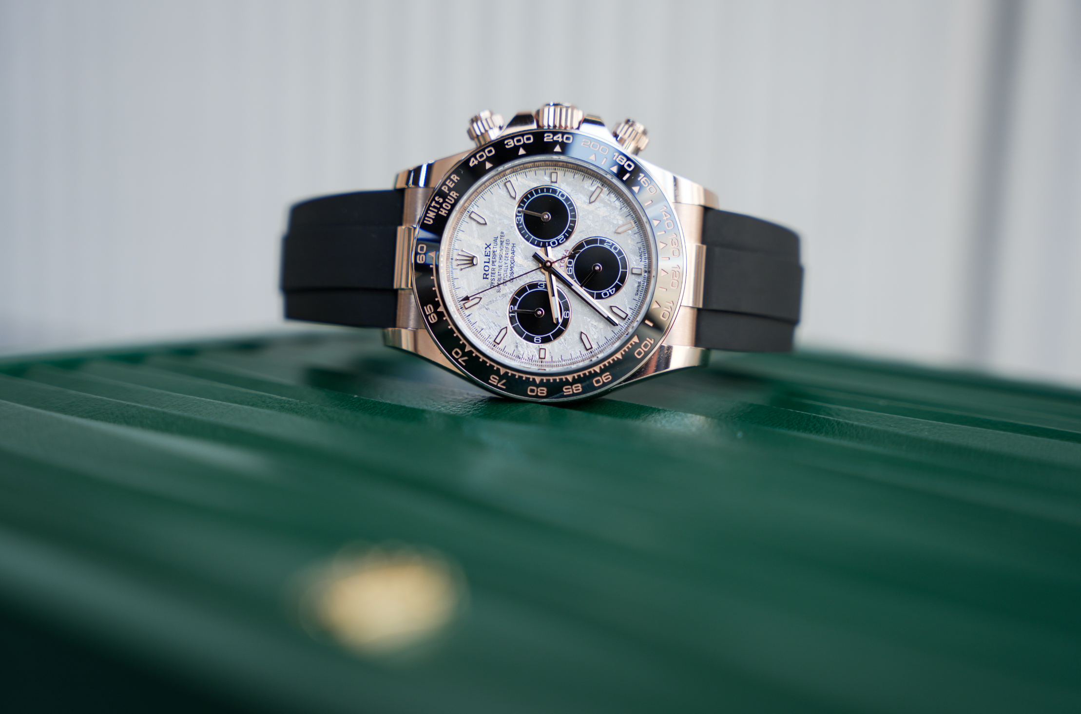 Rolex Daytona 126515LN Everose Gold Meteorite Dial Oysterflex 40mm